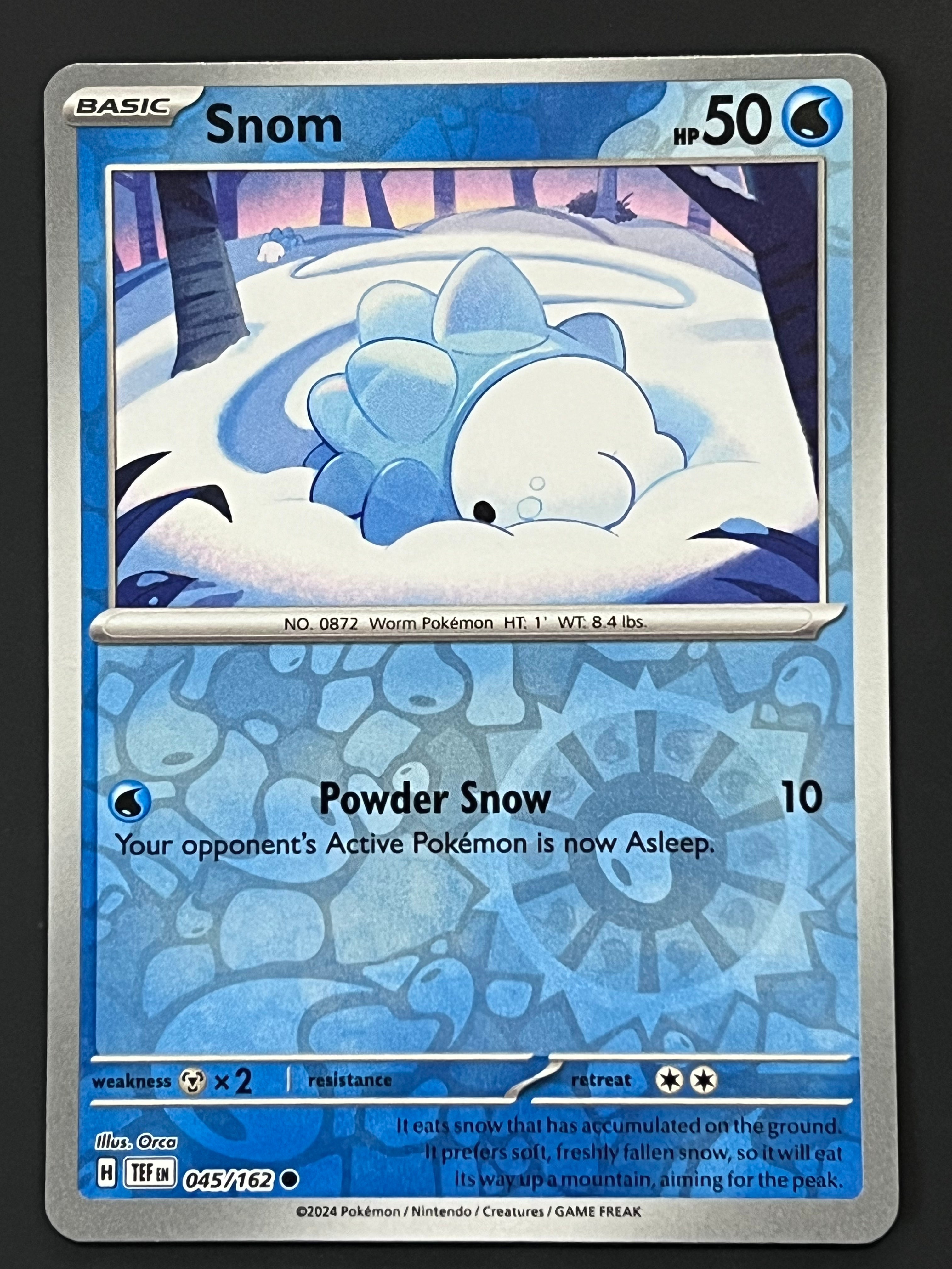045/162 Snom - Pokmon Temporal Forces Common Reverse Jarvvos 045/162 Snom - Pokmon Temporal Forces Common Reverse Jarvvos