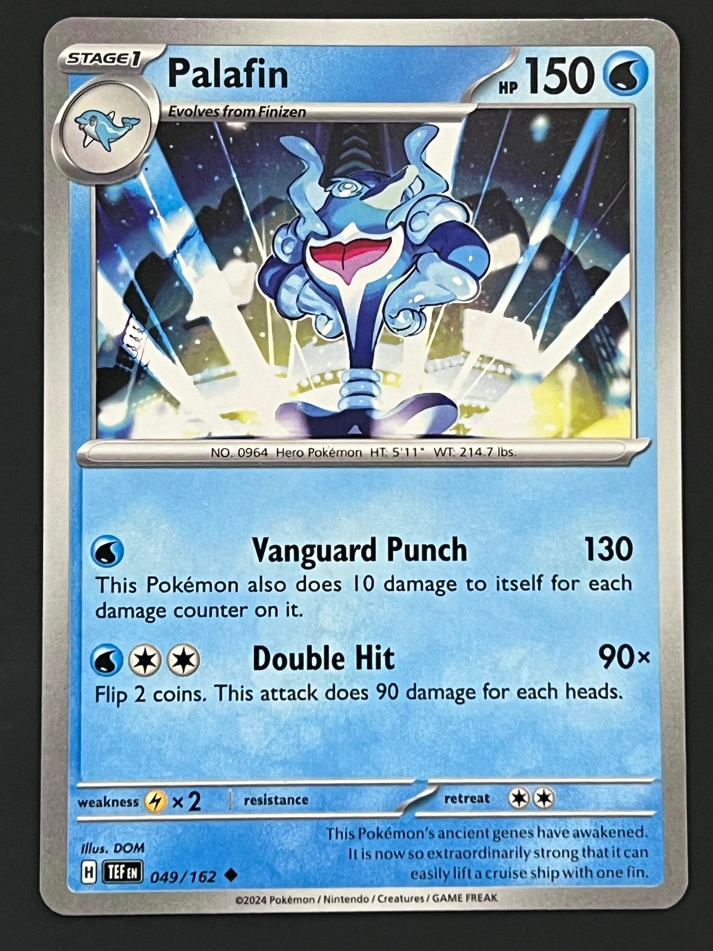 049/162 Palafin - Pokémon Temporal Forces Uncommon