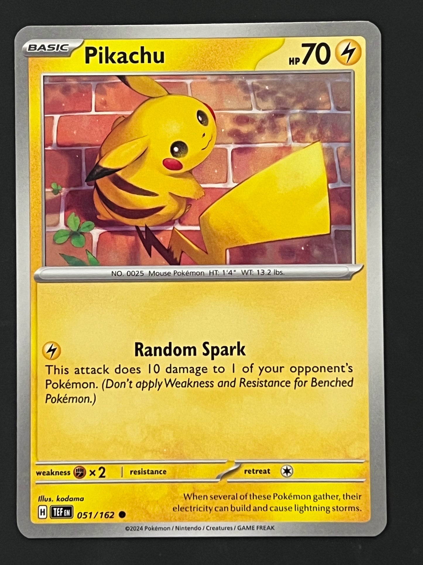 051/162 Pikachu - Pokémon Temporal Forces Common