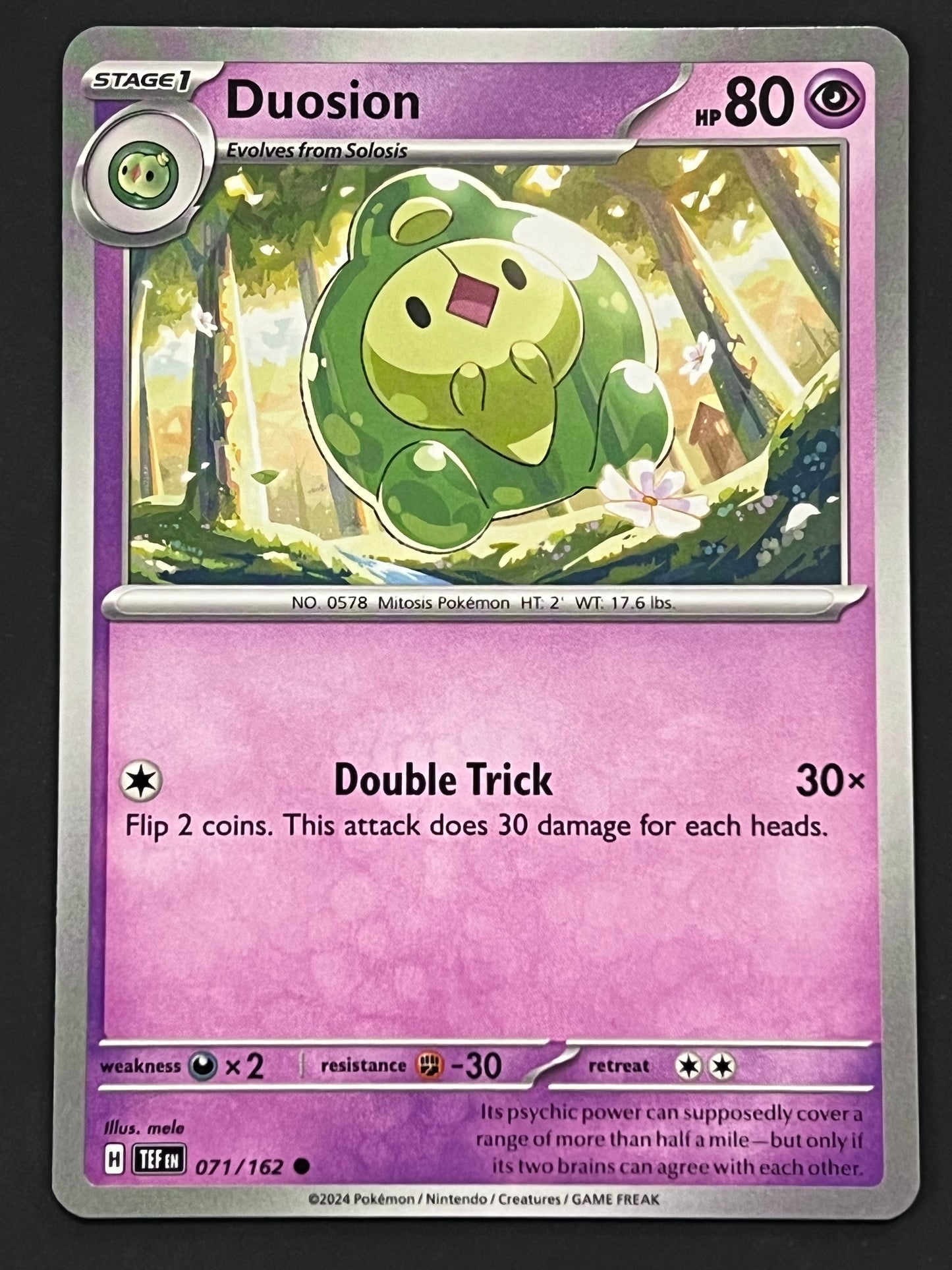071/162 Duosion - Pokémon Temporal Forces Common