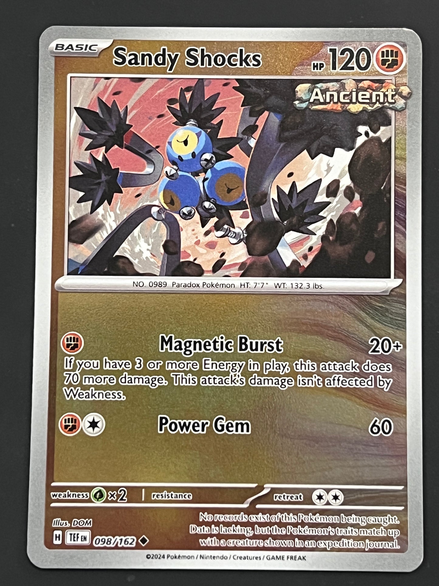 098/162 Sandy Shocks - Pokémon Temporal Forces Uncommon Reverse