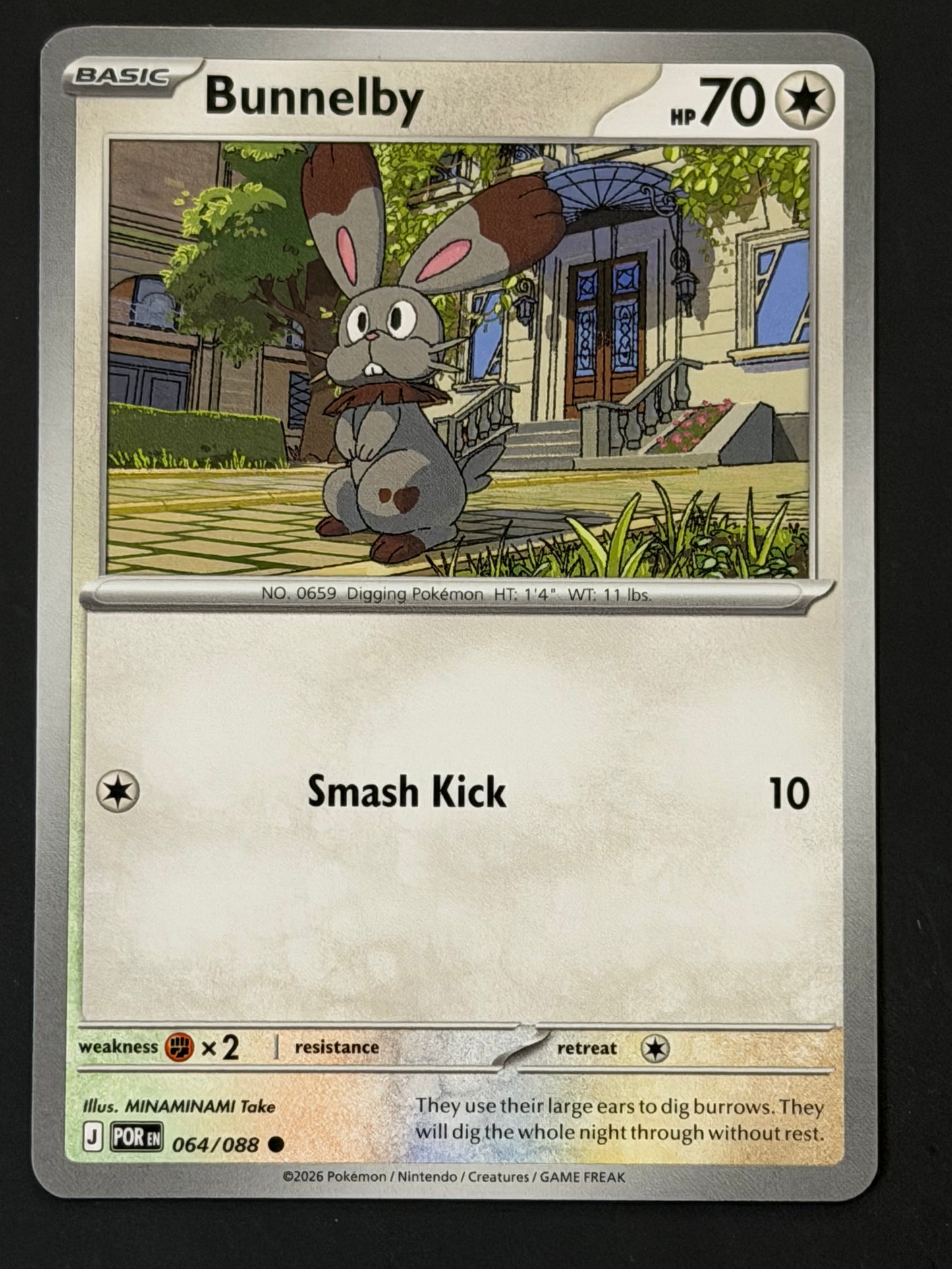 064/088 Bunnelby - Pokémon Perfect Order Common