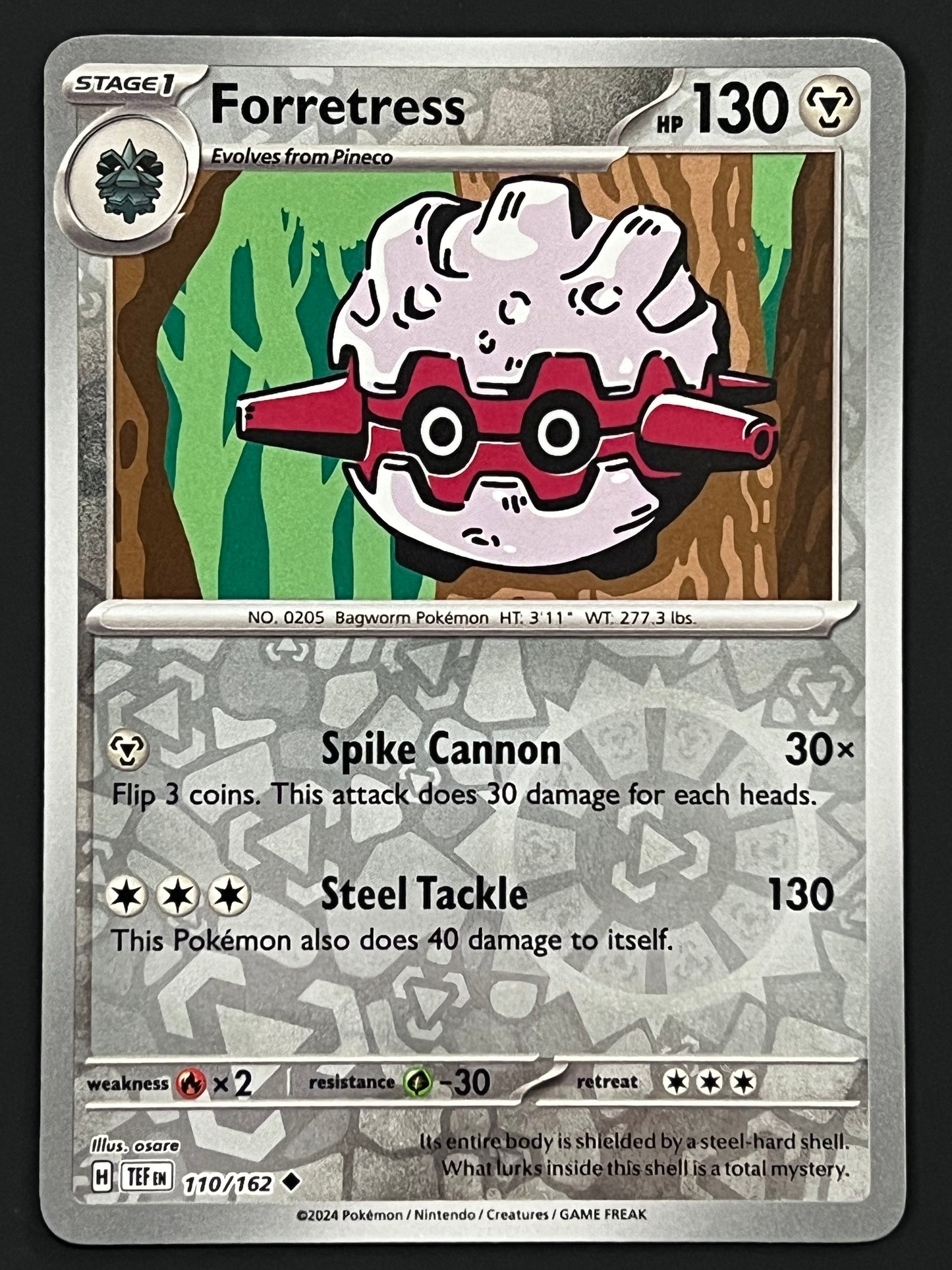 110/162 Forretress - Pokémon Temporal Forces Uncommon Reverse