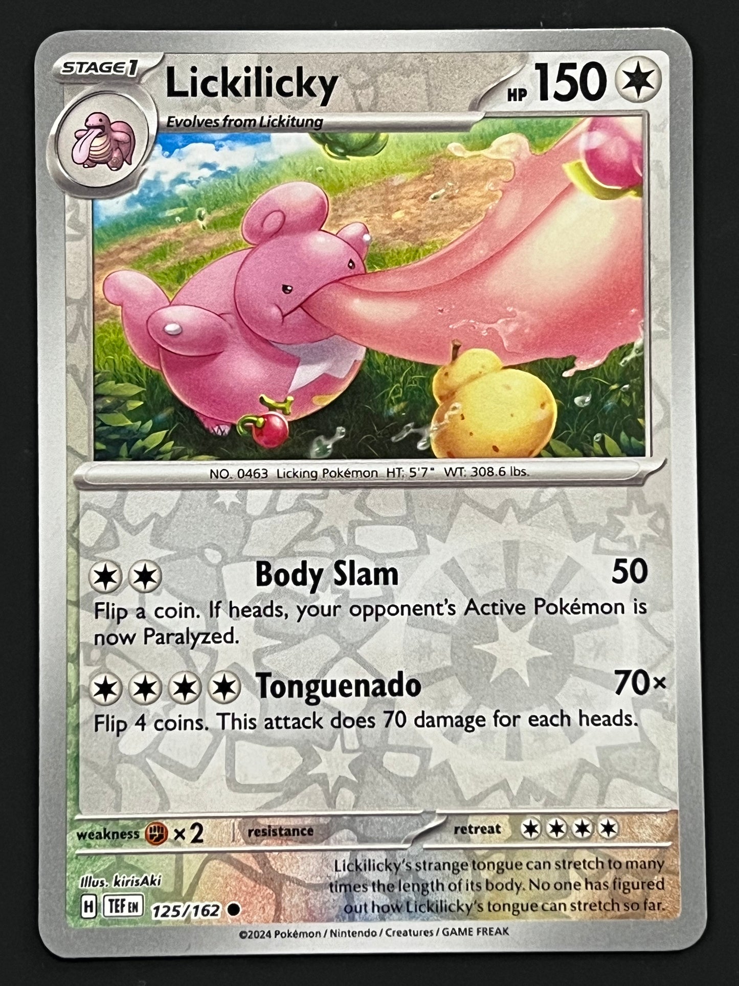 125/162 Lickilicky - Pokémon Temporal Forces Common Reverse