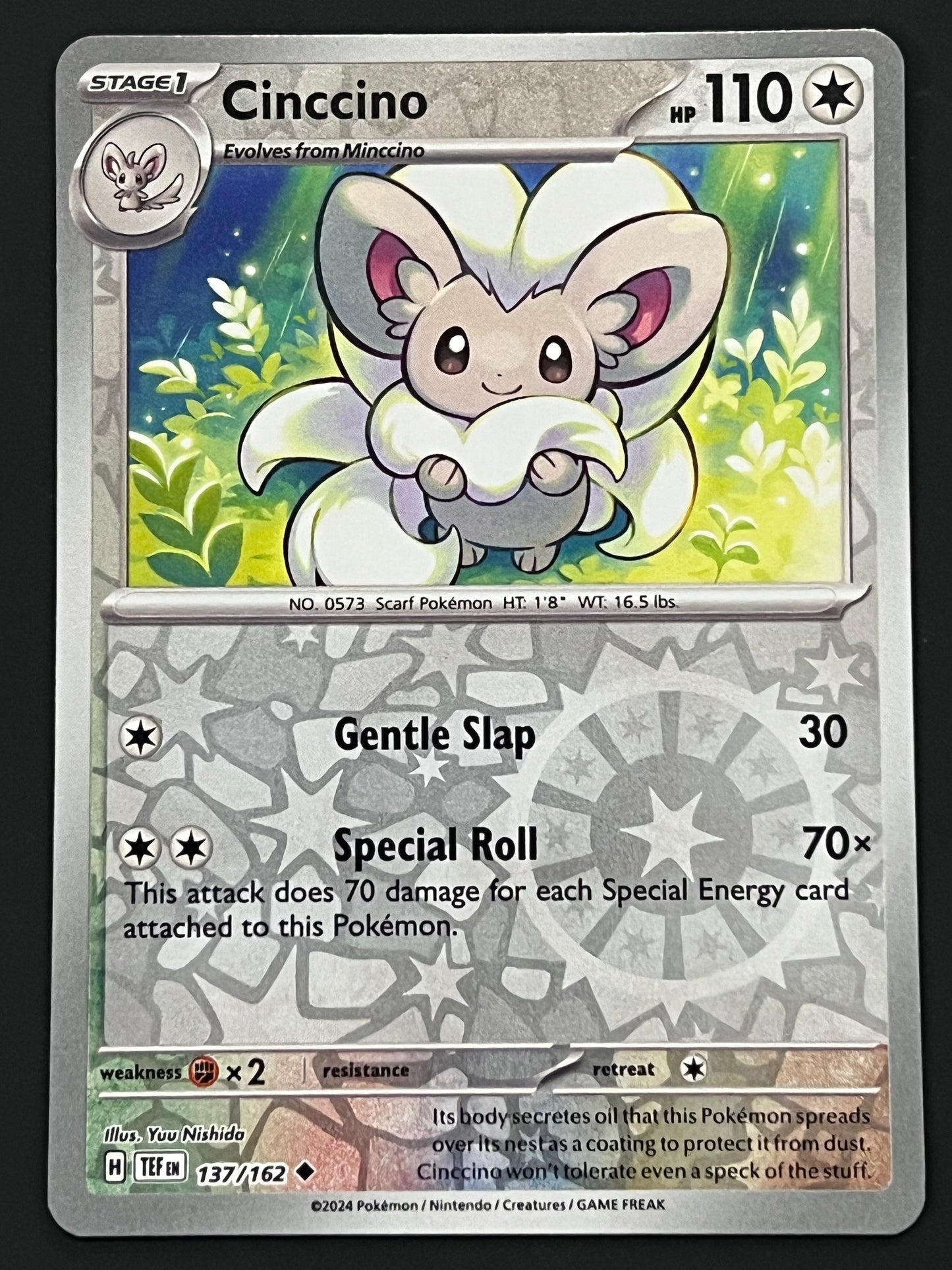 137/162 Cinccino - Pokémon Temporal Forces Uncommon Reverse