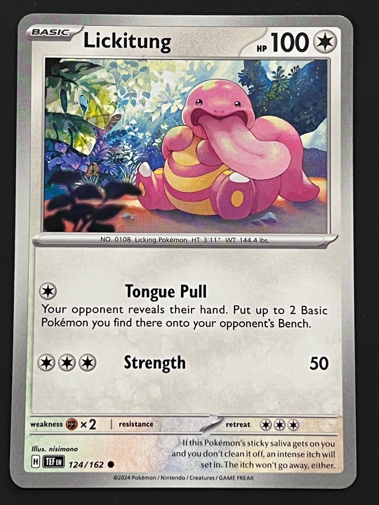 124/162 Lickitung - Pokémon Temporal Forces Common