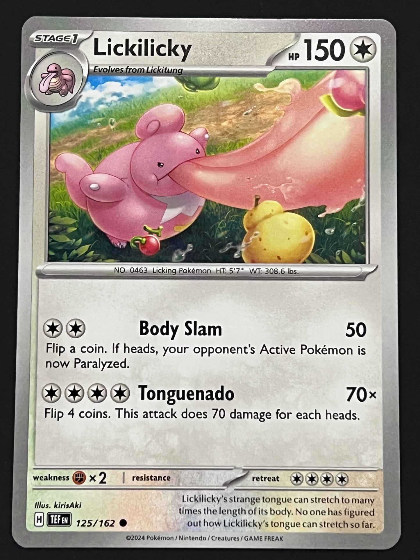 125/162 Lickilicky - Pokémon Temporal Forces Common