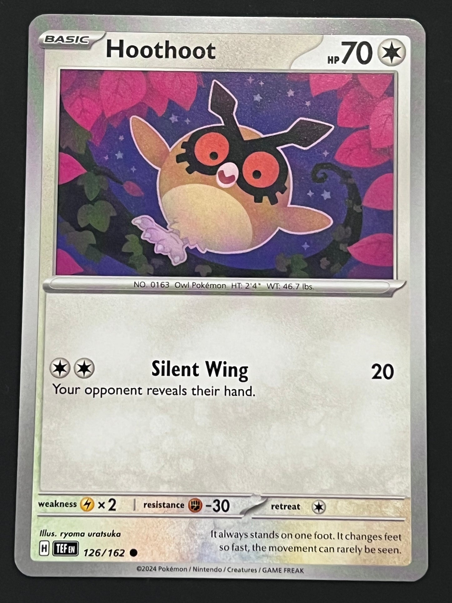 126/162 Hoothoot - Pokémon Temporal Forces Common