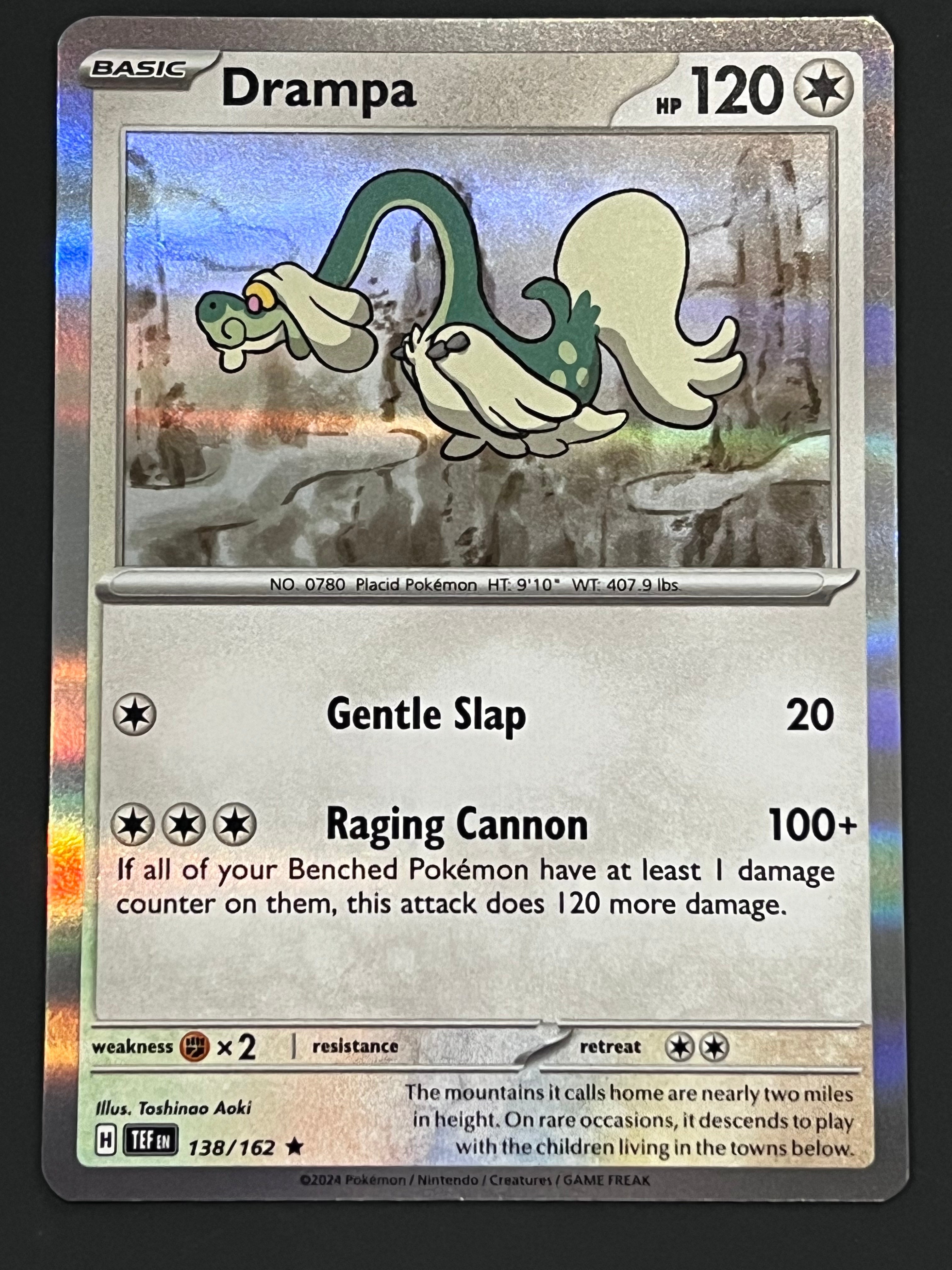138/162 Drampa - Pokmon Temporal Forces Rare Holo Jarvvos 138/162 Drampa - Pokmon Temporal Forces Rare Holo Jarvvos