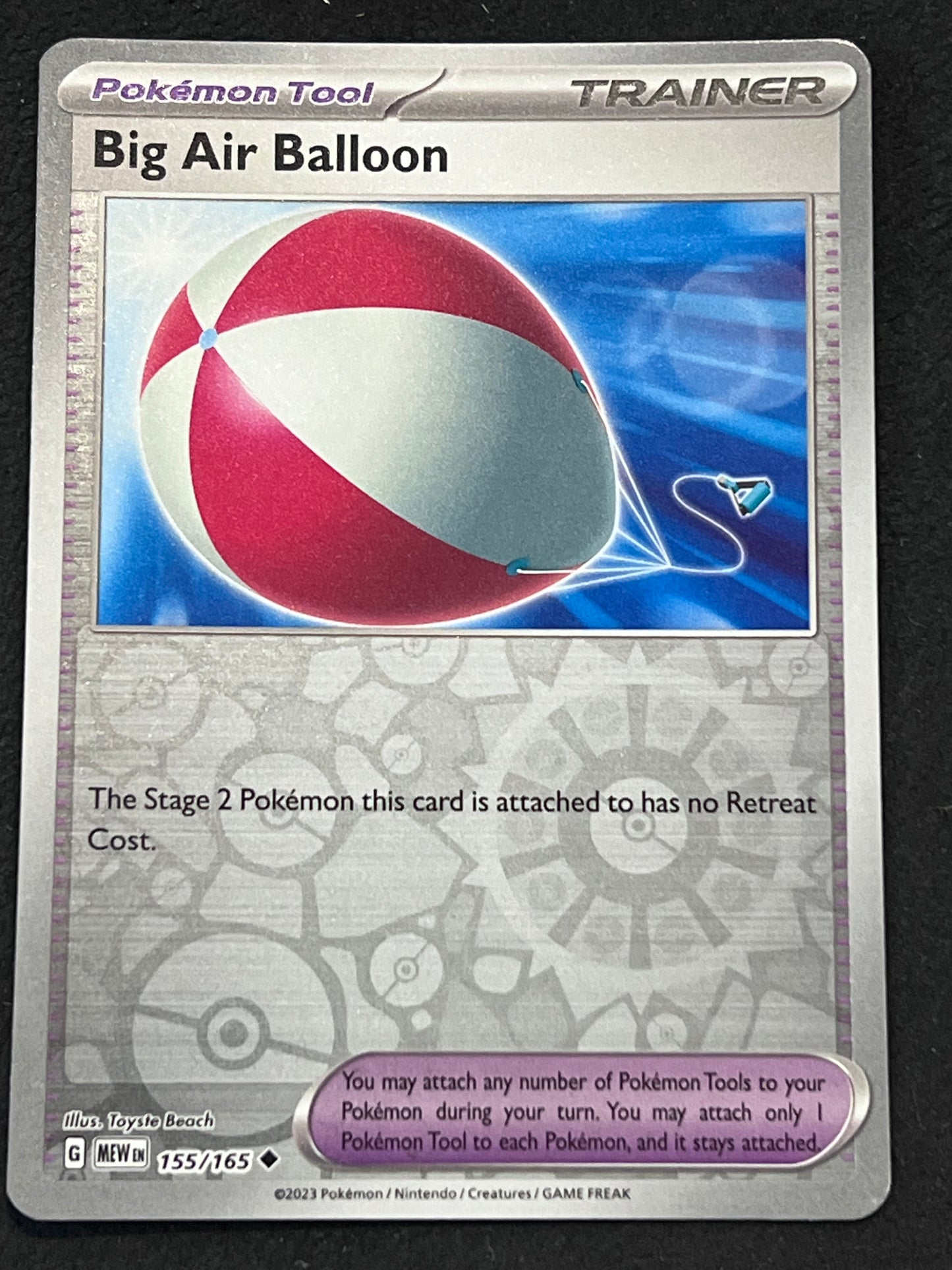 155/165 Big Air Balloon - Pokémon 151 Uncommon Reverse