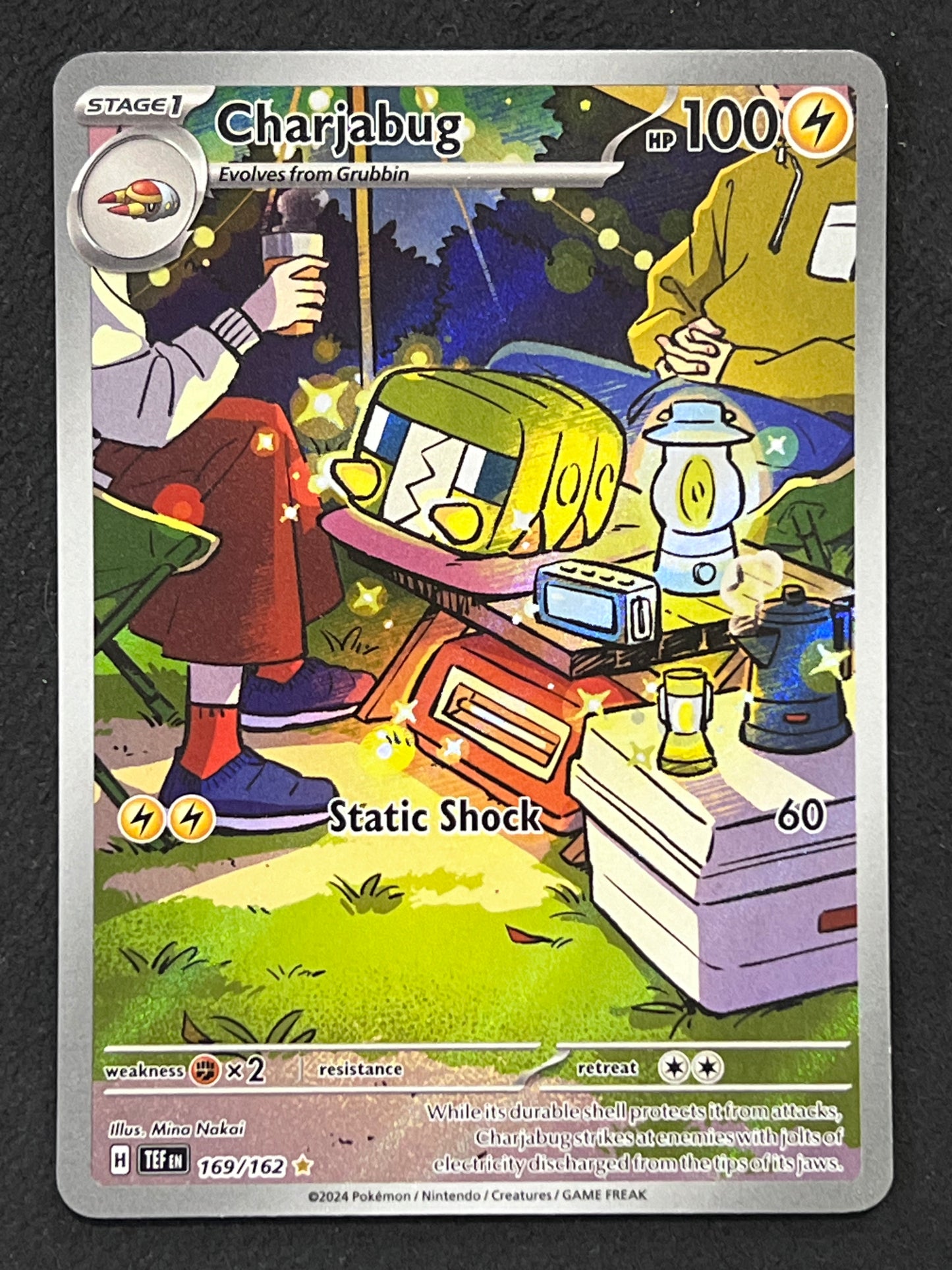 169/162 Charjabug - Pokémon Temporal Forces Illustration Rare