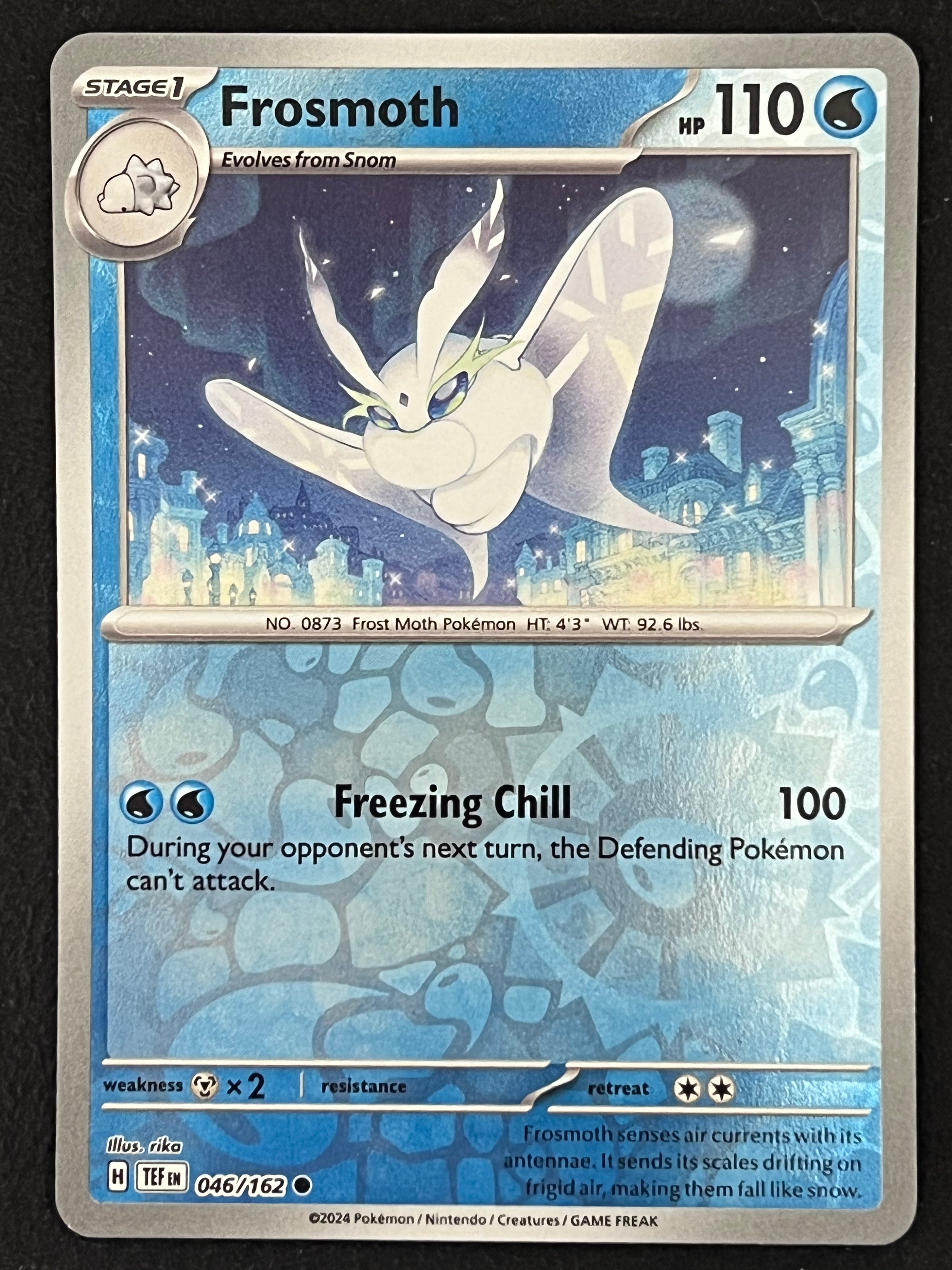 046/162 Frosmoth - Pokmon Temporal Forces Common Reverse Jarvvos 046/162 Frosmoth - Pokmon Temporal Forces Common Reverse Jarvvos