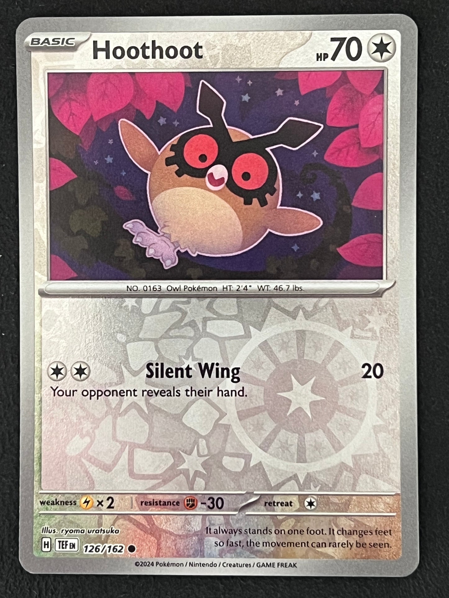 126/162 Hoothoot - Pokémon Temporal Forces Common Reverse