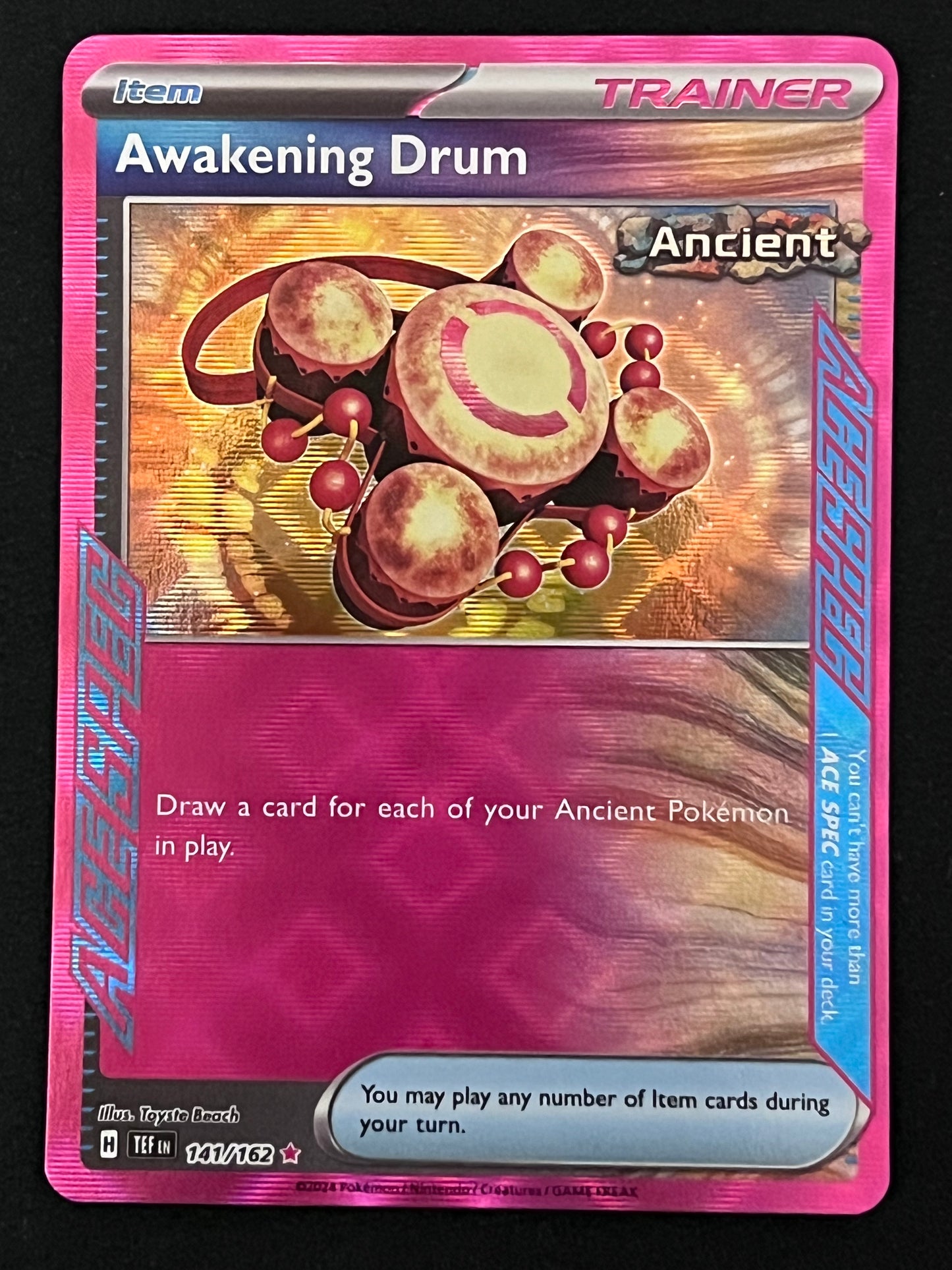 141/162 Awakening Drum - Pokémon Temporal Forces Ace Spec