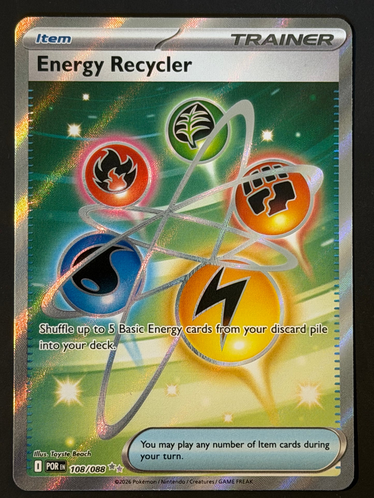 108/088 Energy Recycler - Pokémon Perfect Order Ultra Rare