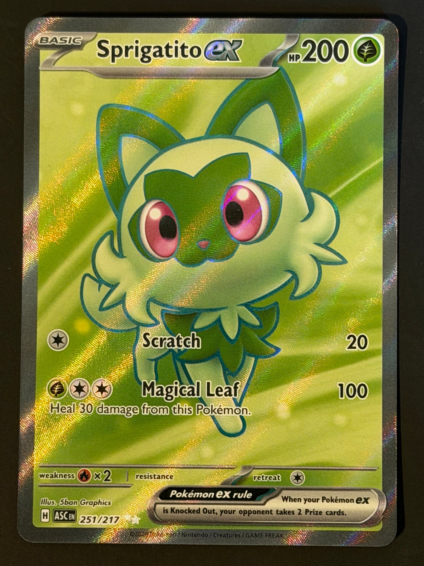 251/217 Sprigatito ex - Pokémon Ascended Heroes Ultra Rare