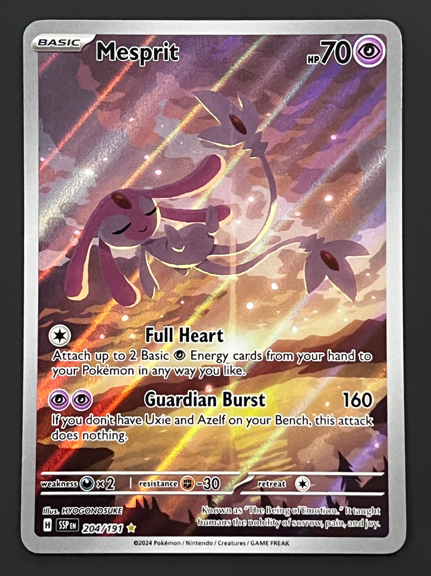 204/191 Mesprit - Pokémon Surging Sparks Illustration Rare