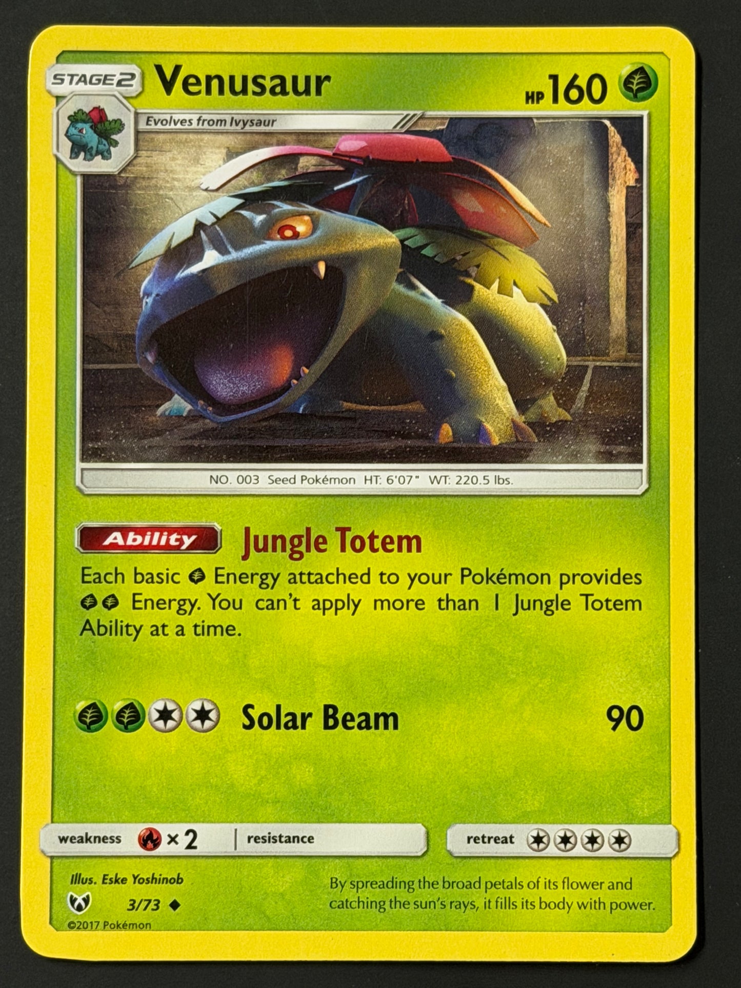 03/73 Venusaur - Pokémon Shining Legends Uncommon