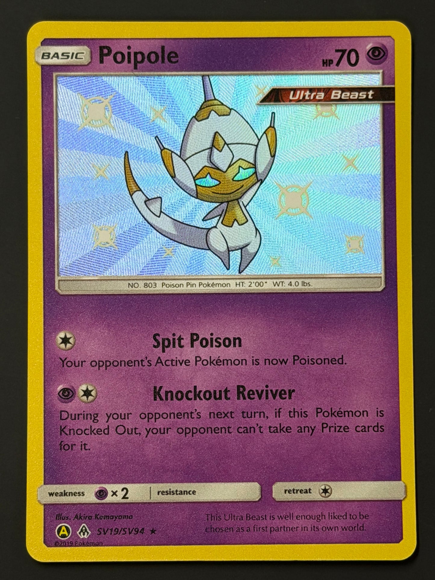 SV19/SV94 Poipole - Pokémon Hidden Fates Shiny Rare