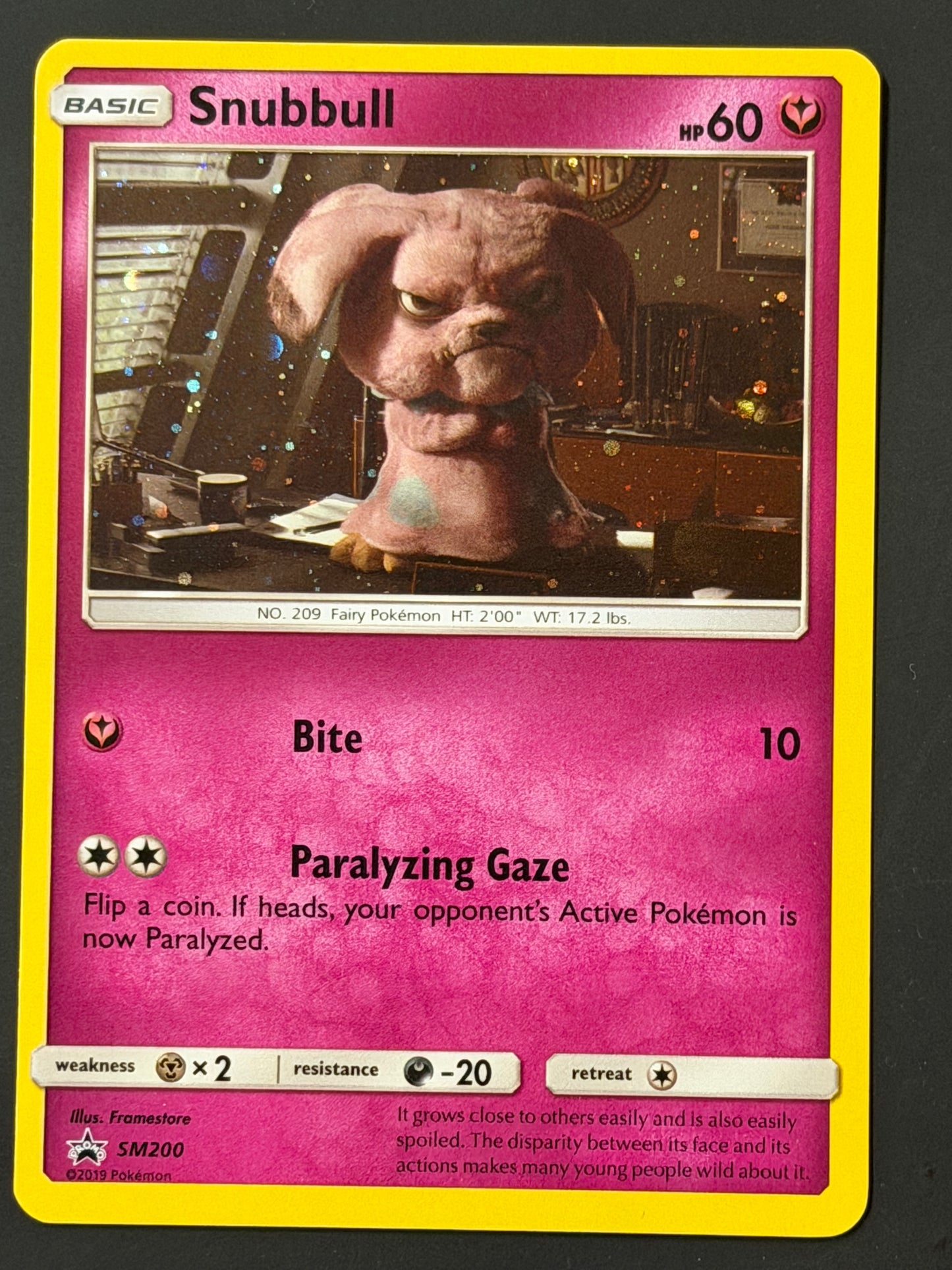SM200 Snubbull - Pokémon Black Star Promo