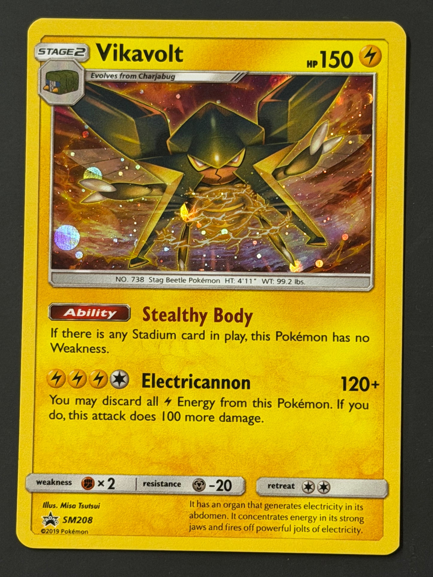 SM208 Vikavolt - Pokémon Black Star Promo