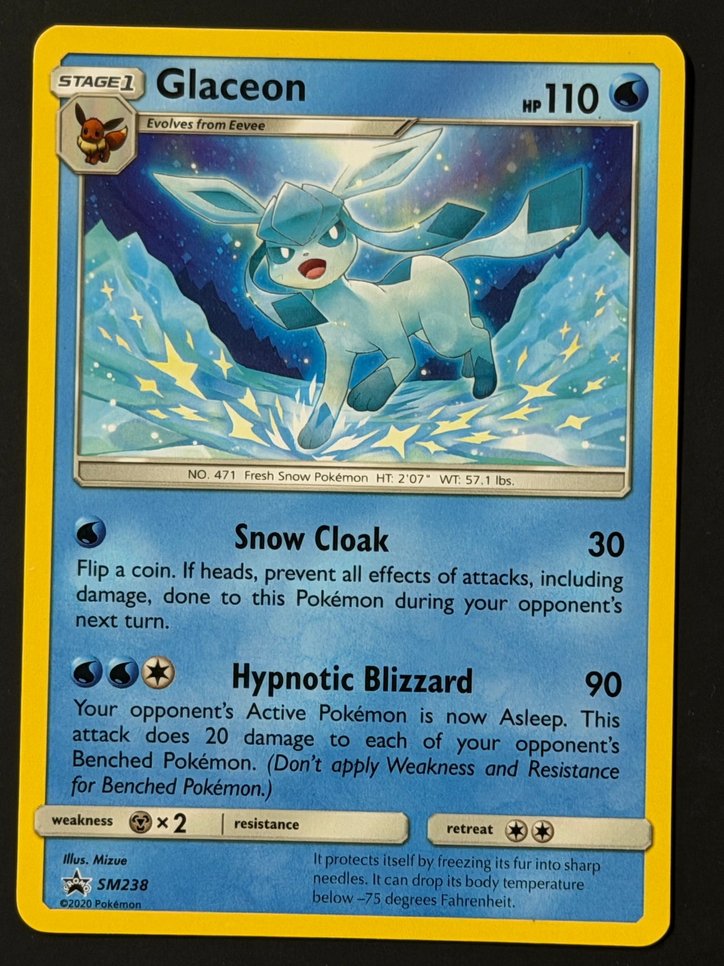 SM238 Glaceon - Pokémon Black Star Promo