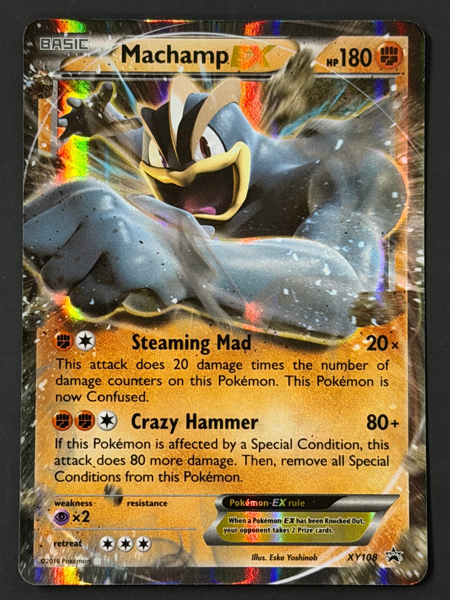 XY108 Machamp Ex - Pokémon Black Star Promo
