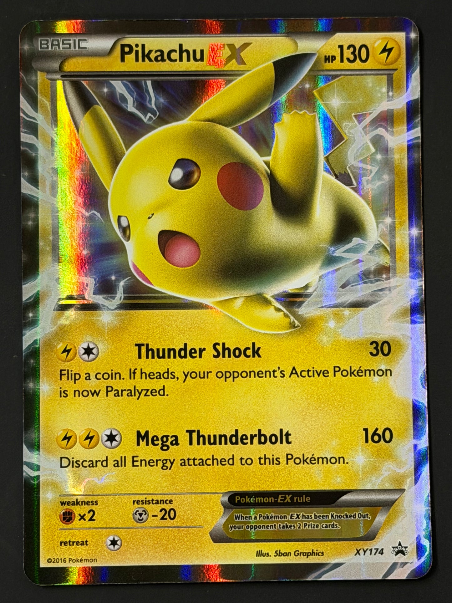 XY174 Pikachu Ex - Pokémon Black Star Promo