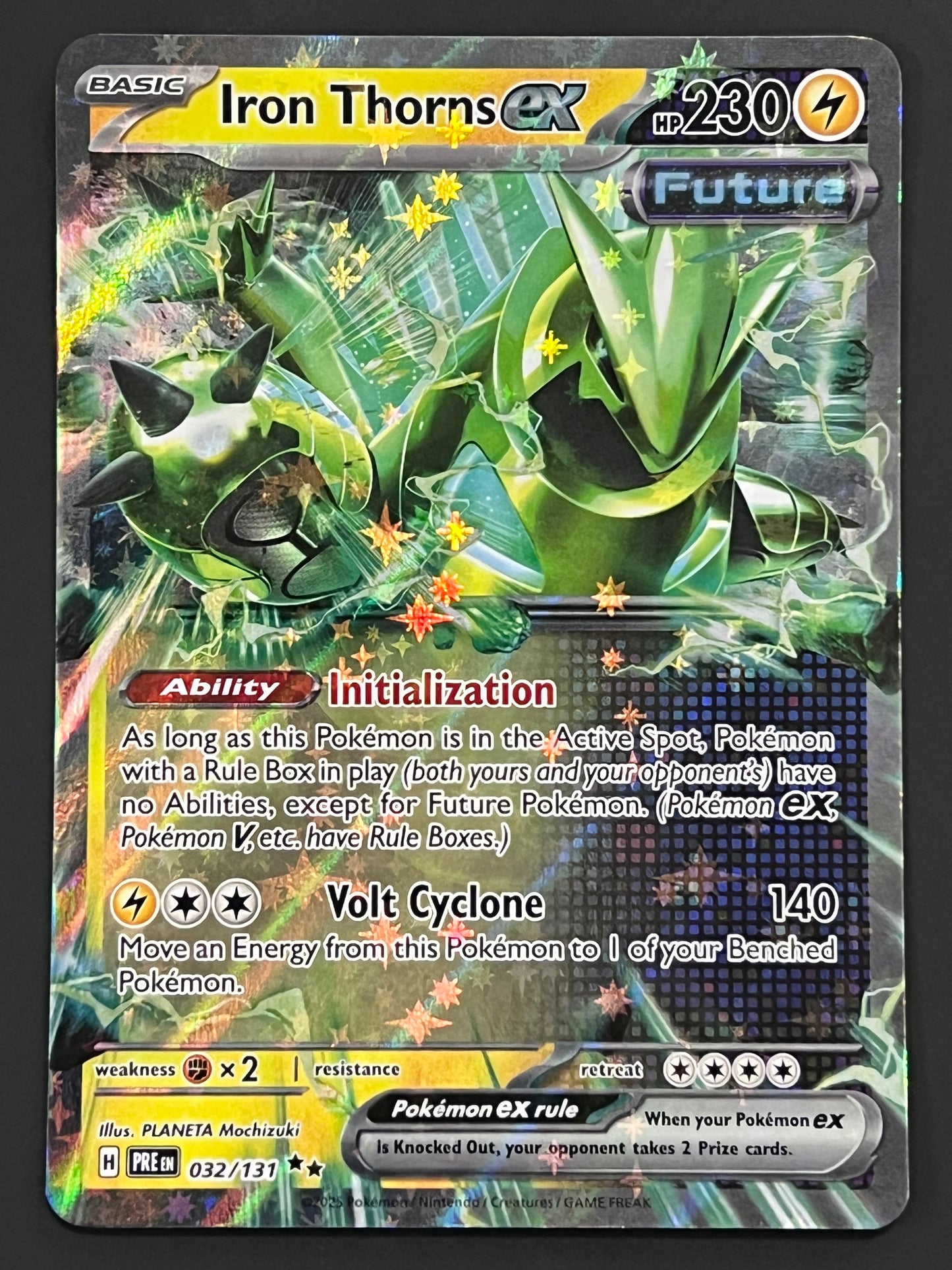 032/131 Iron Thorns Ex - Pokémon Prismatic Evolutions Double Rare