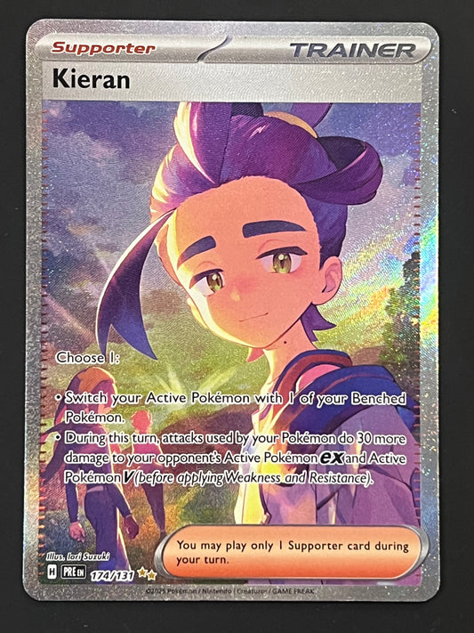 174/131 Kieran - Pokémon Prismatic Evolutions Special Illustration Rare