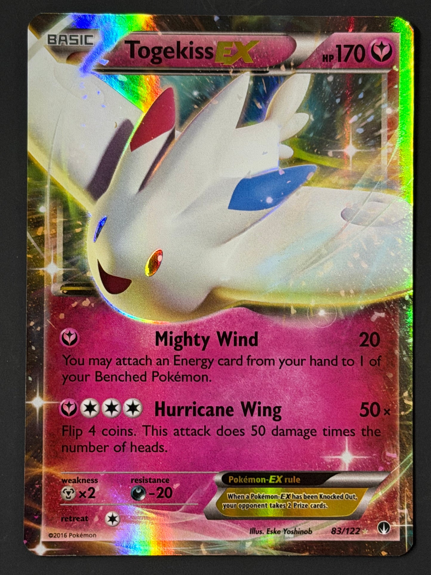083/122 Togekiss Ex - Pokémon BREAKpoint Ultra Rare