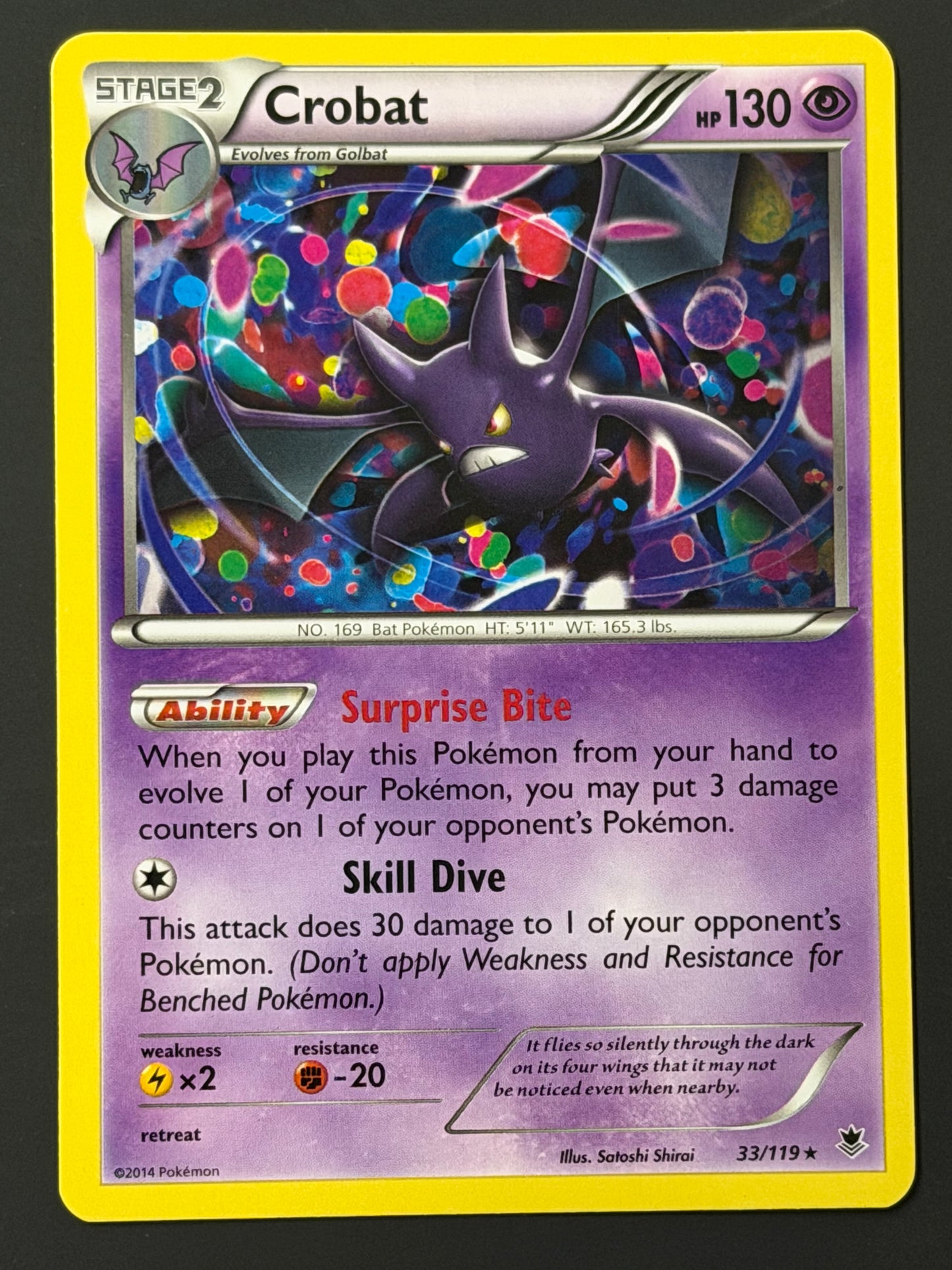 033/119 Crobat - Pokémon Phantom Forces Rare