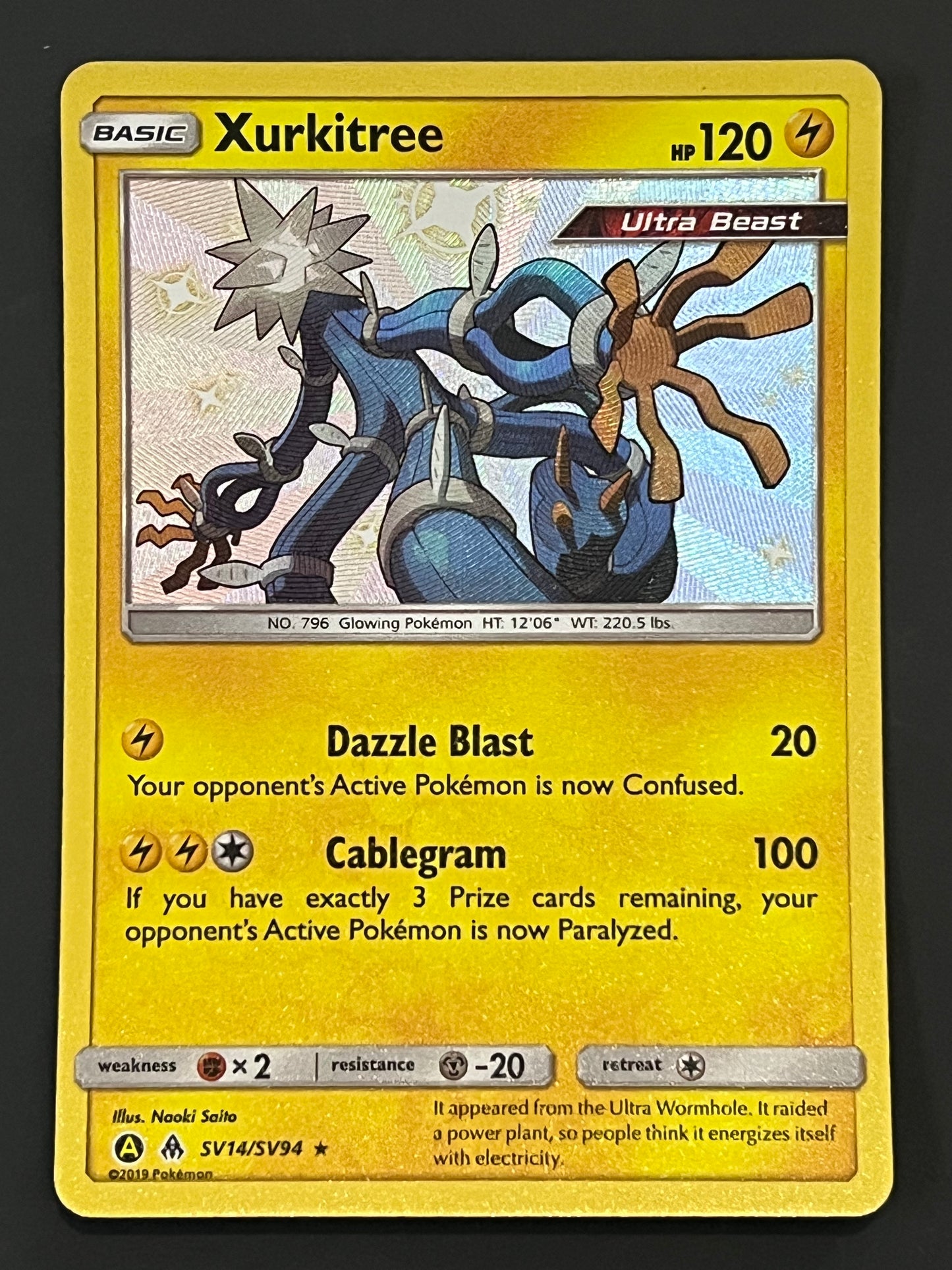 SV14/SV94 Xurkitree - Pokémon Hidden Fates Shiny Rare