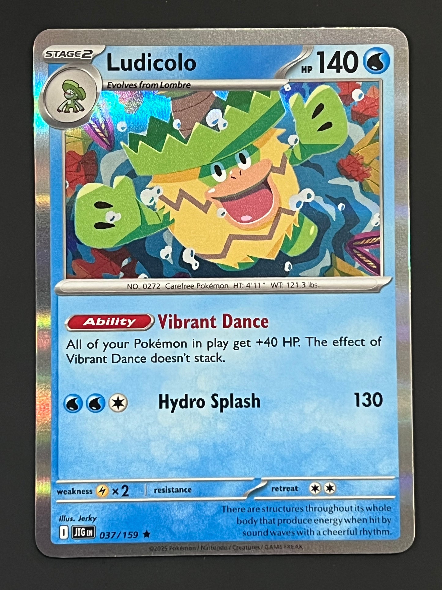 037/159 Ludicolo - Pokémon Journey Together Rare Holo