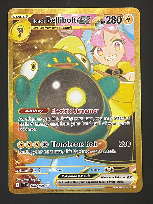 188/159 Iono’s Bellibolt Ex - Pokémon Journey Together Hyper Rare