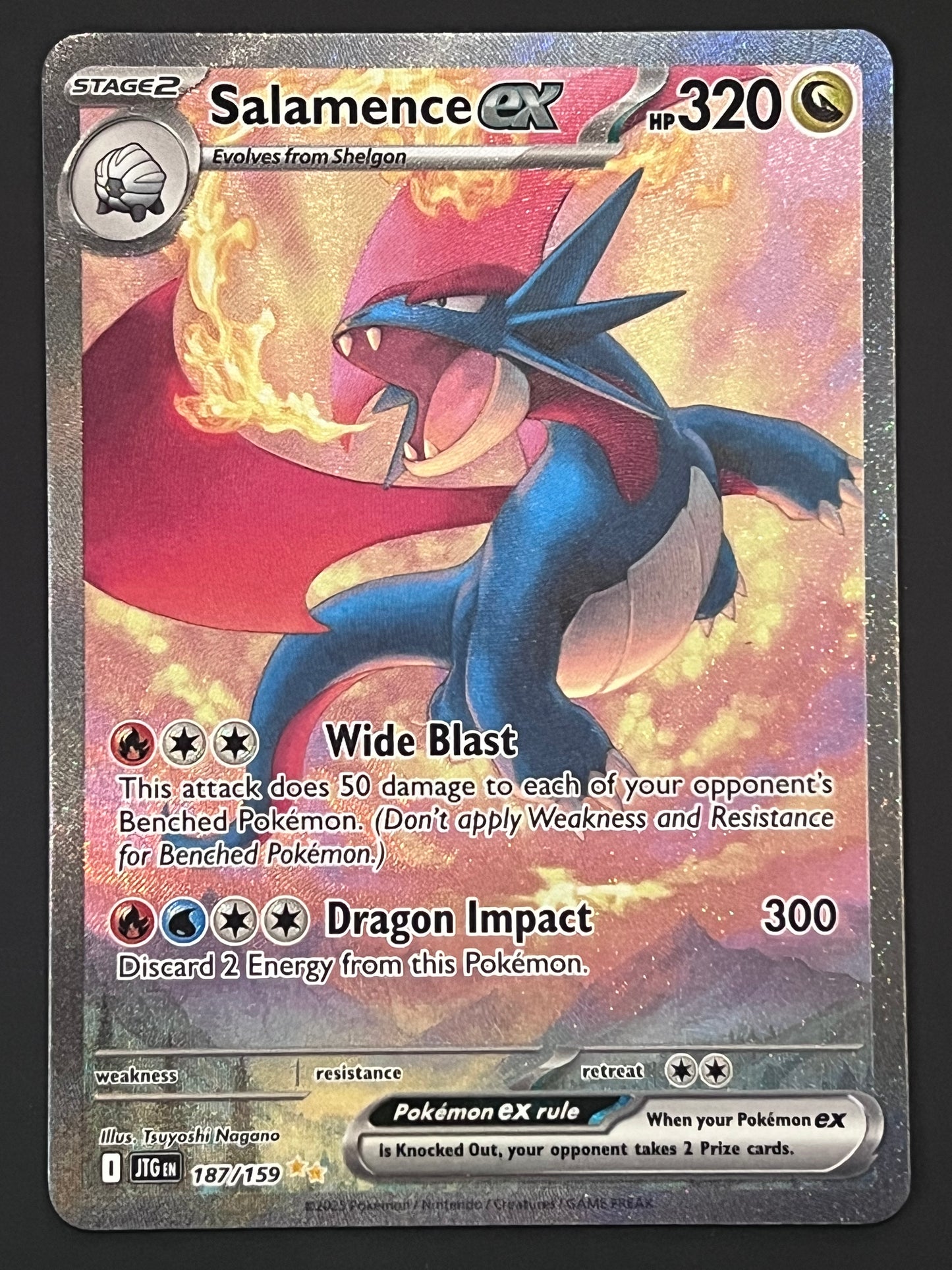 187/159 Salamence Ex - Pokémon Journey Together Special Illustration Rare