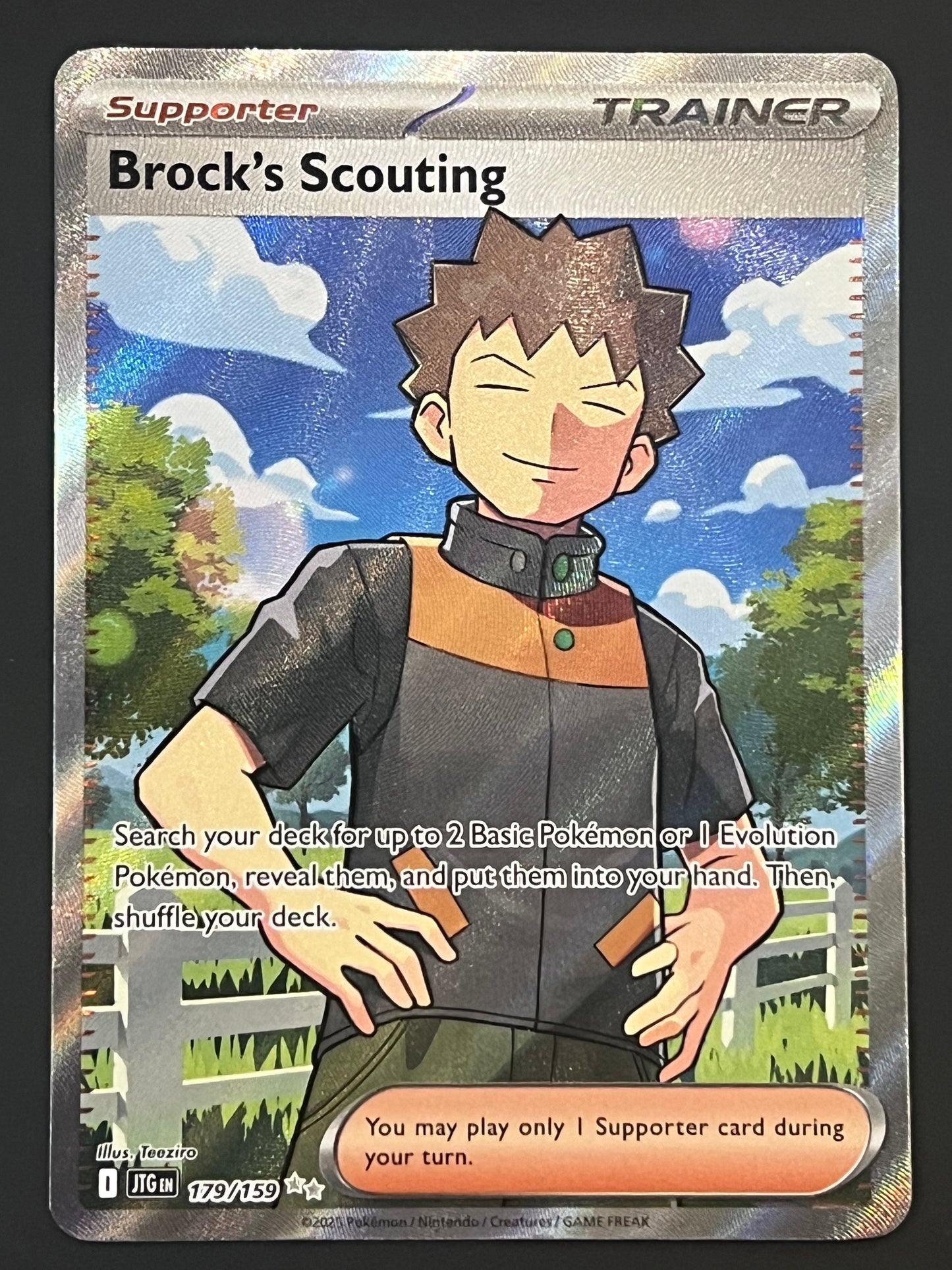 179/159 Brock’s Scouting - Pokémon Journey Together Ultra Rare
