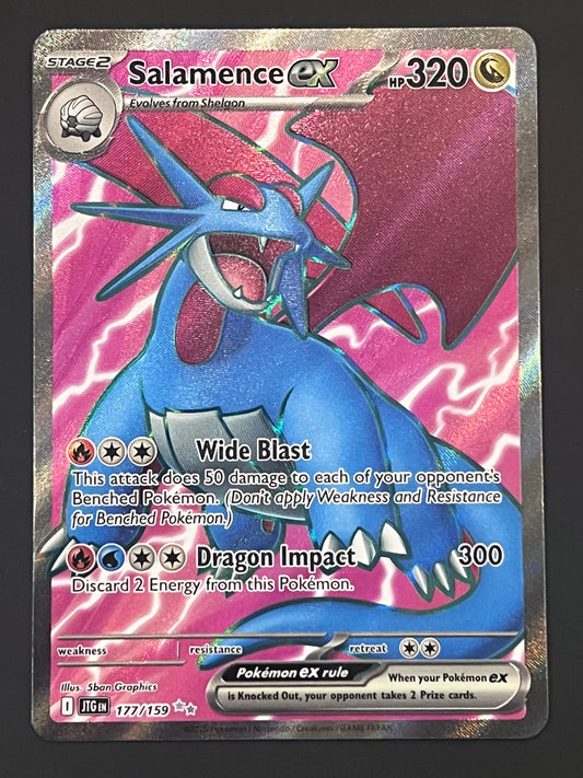 177/159 Salamence Ex - Pokémon Journey Together Ultra Rare