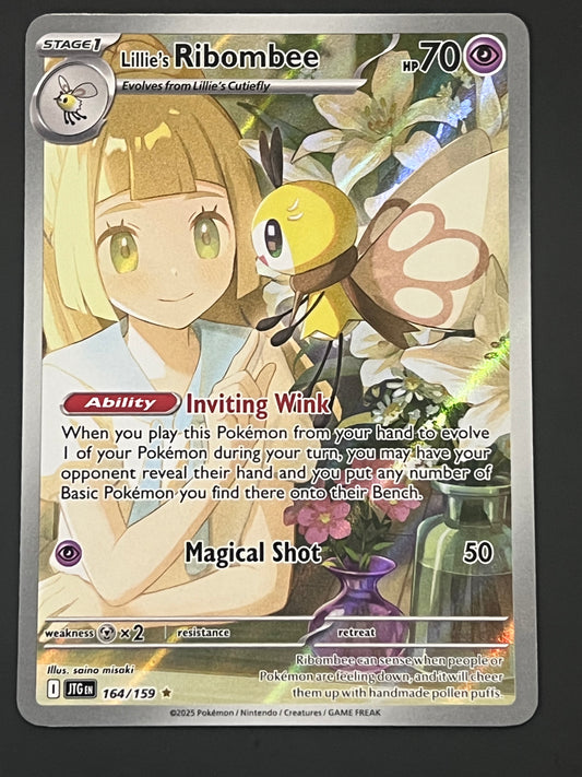 164/159 Lillie’s Ribombee - Pokémon Journey Together Illustration Rare