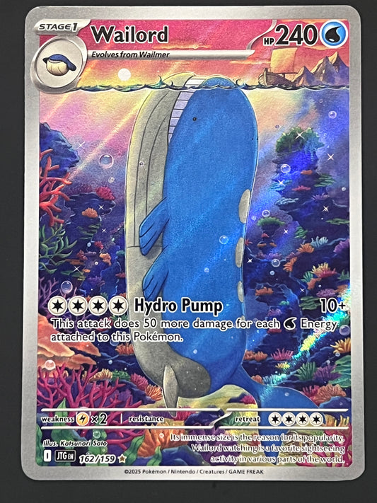 162/159 Wailord - Pokémon Journey Together Illustration Rare