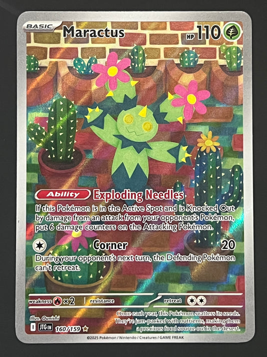160/159 Maractus - Pokémon Journey Together Illustration Rare