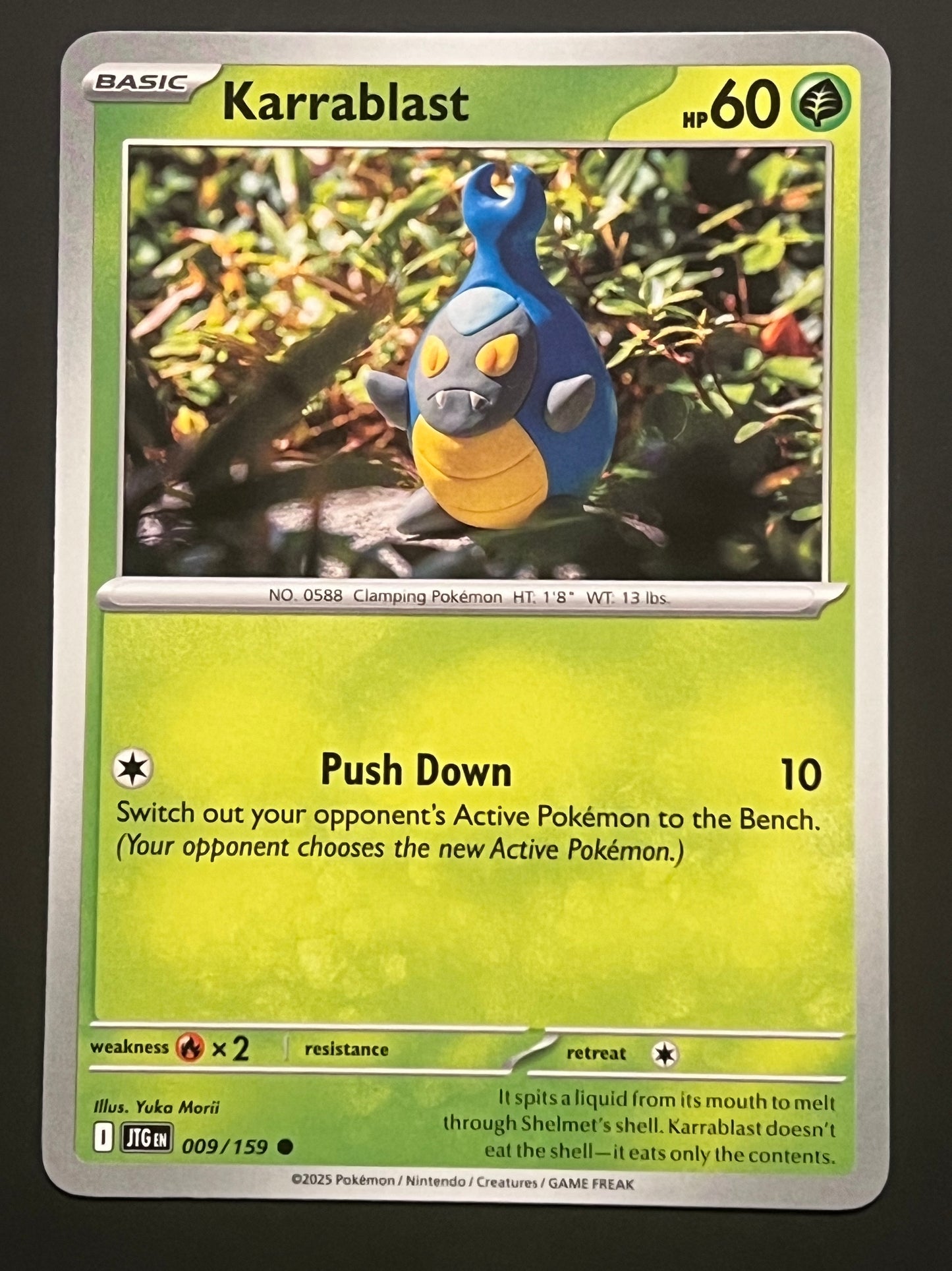 009/159 Karrablast - Pokémon Journey Together Common