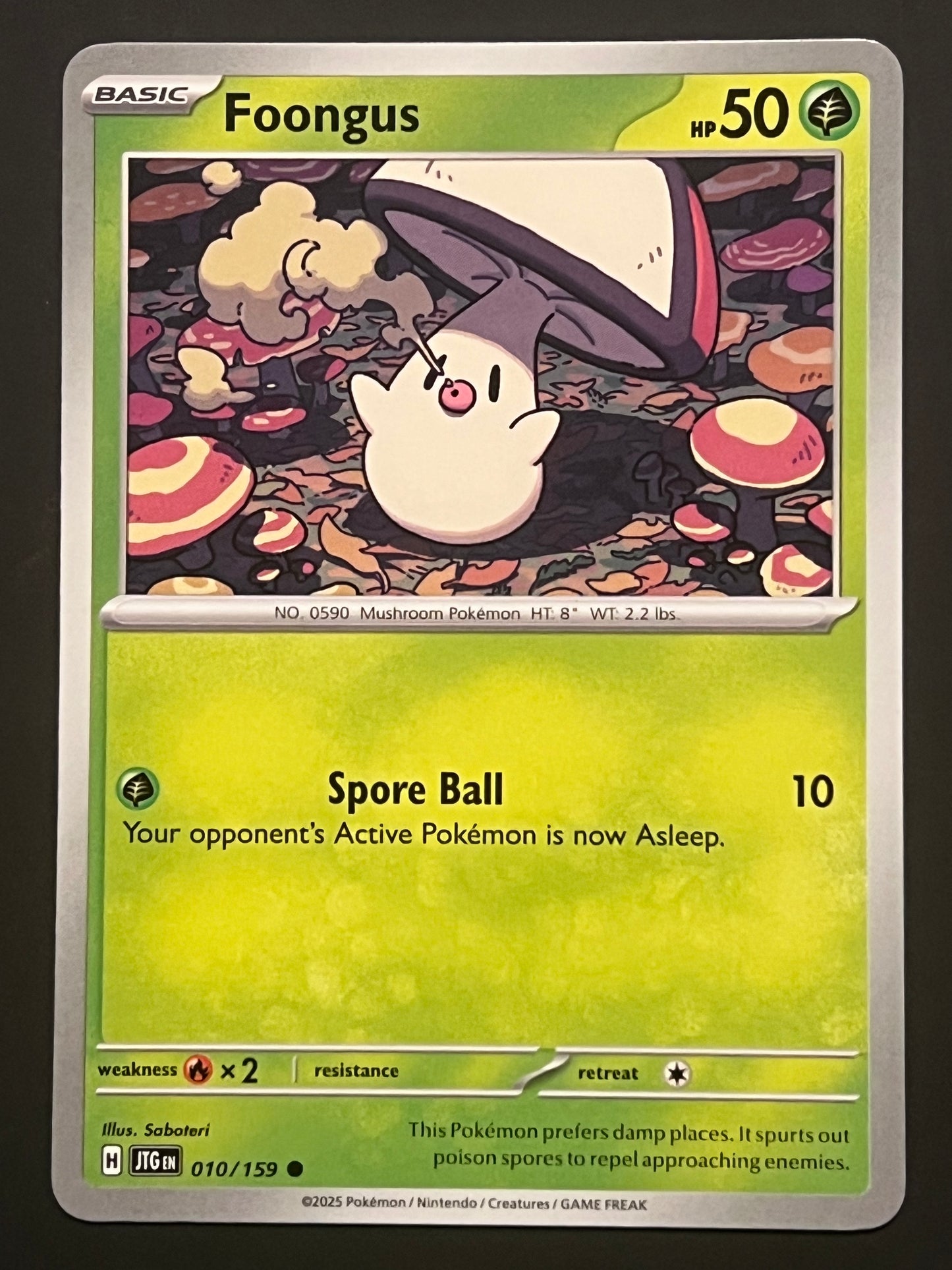 010/159 Foongus - Pokémon Journey Together Common