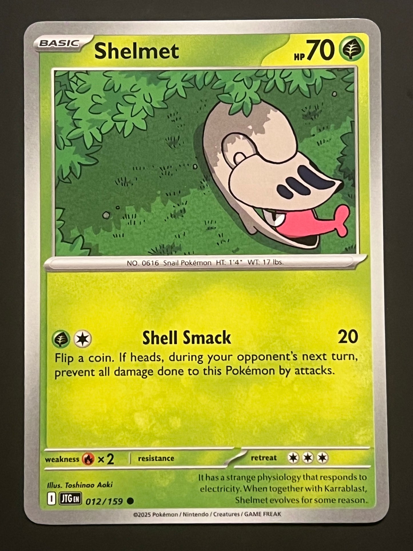 012/159 Shelmet - Pokémon Journey Together Common