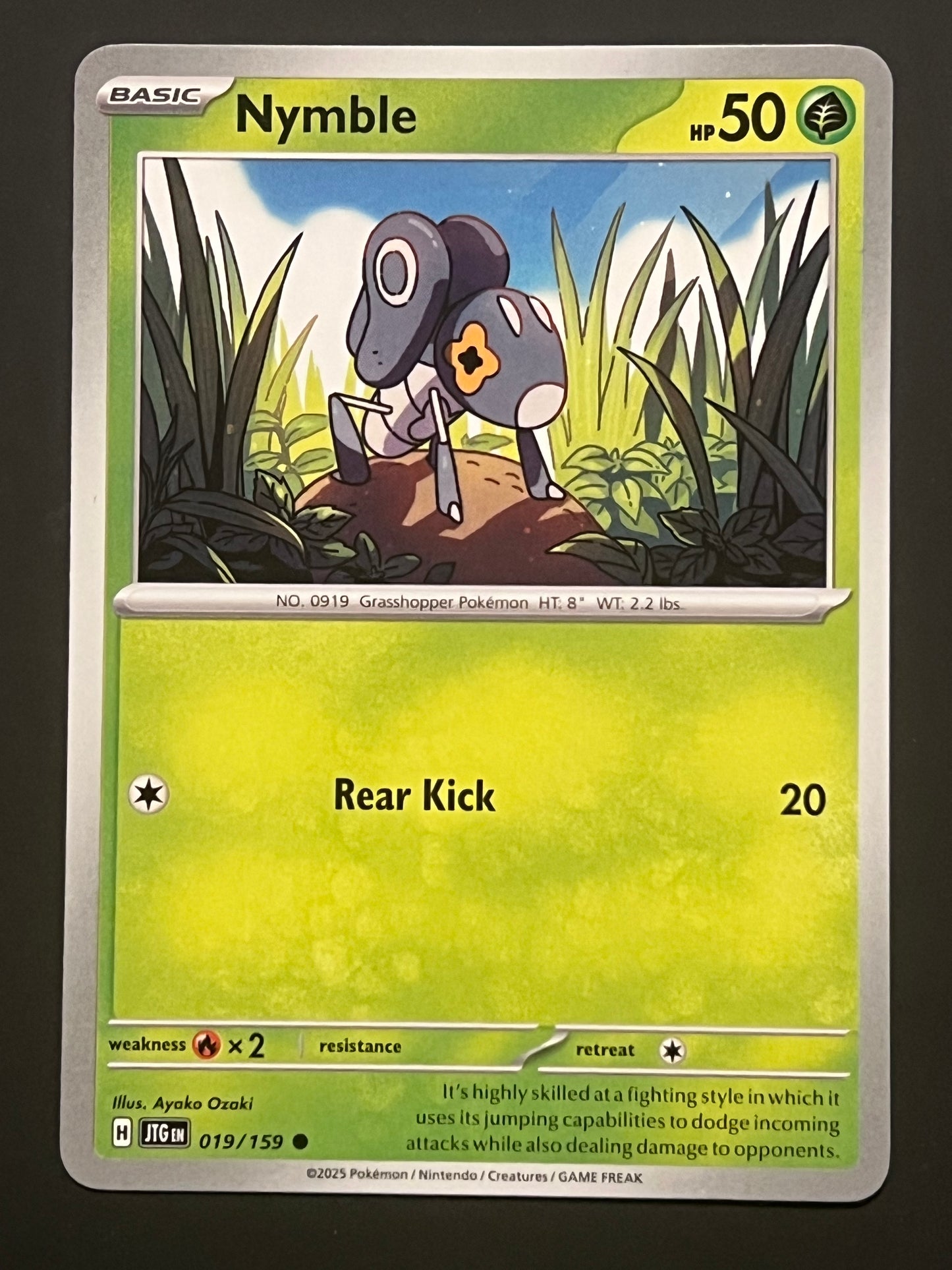 019/159 Nymble - Pokémon Journey Together Common