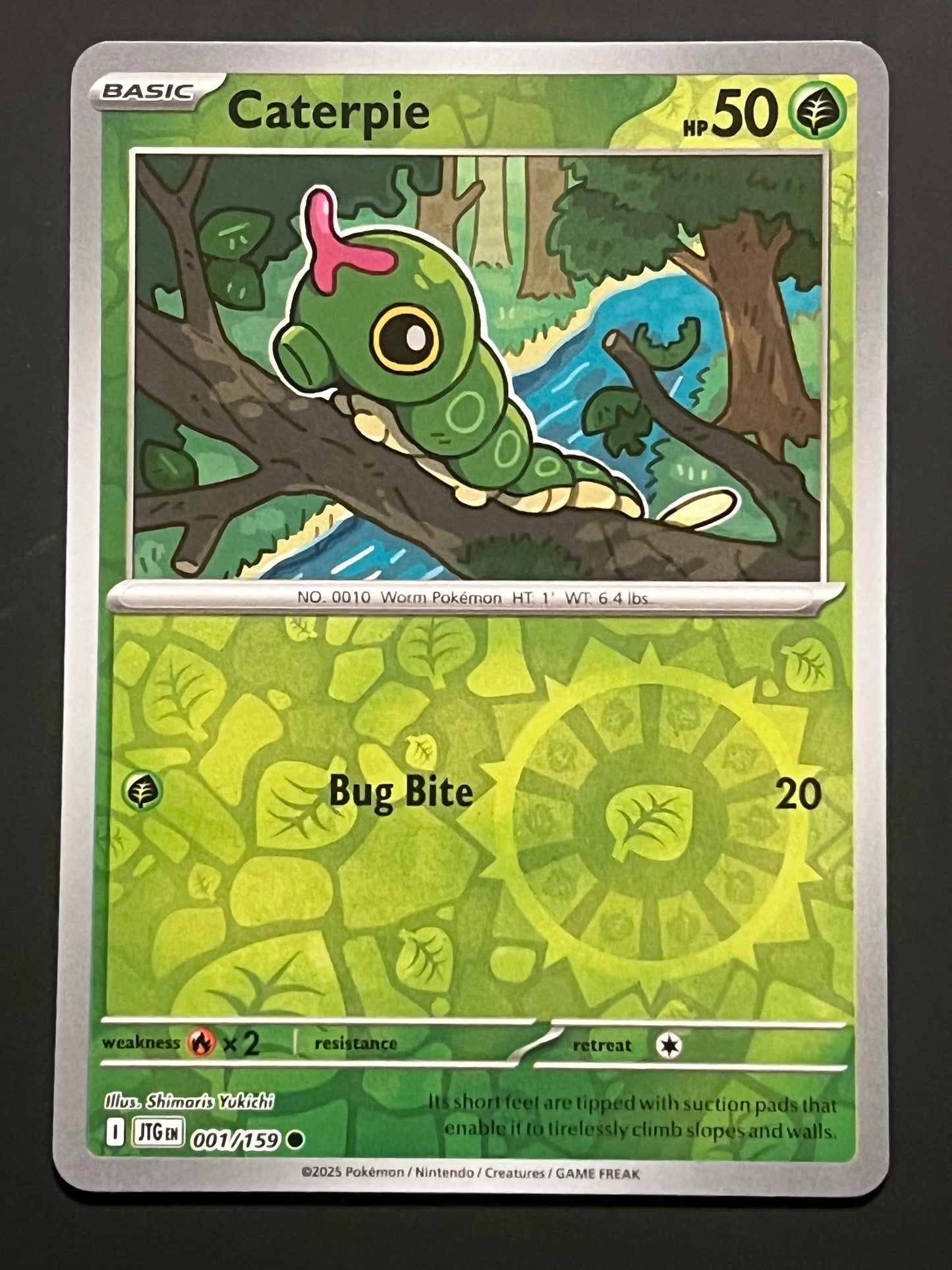 001/159 Caterpie - Pokémon Journey Together Common Reverse