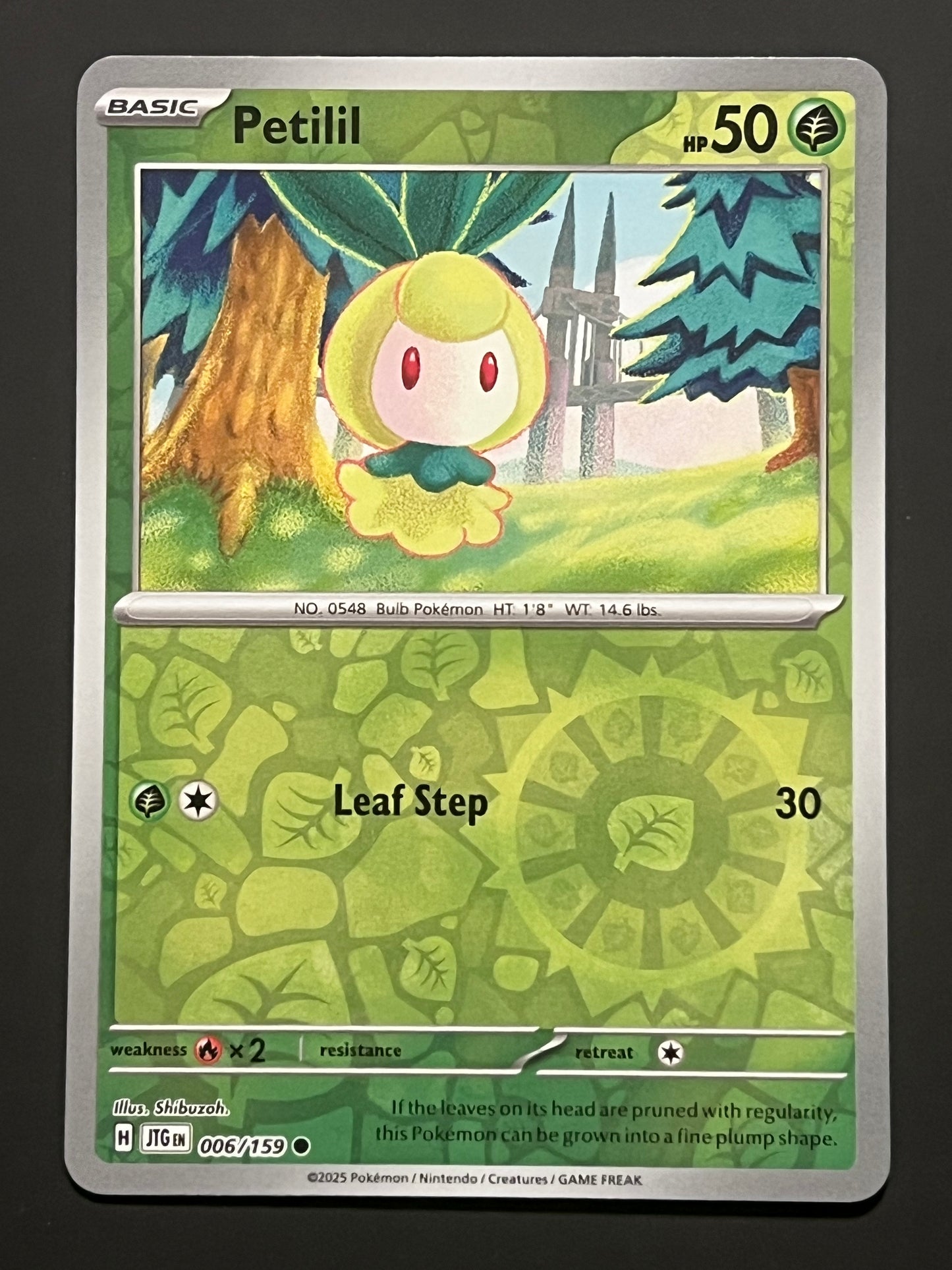 006/159 Petilil - Pokémon Journey Together Common Reverse