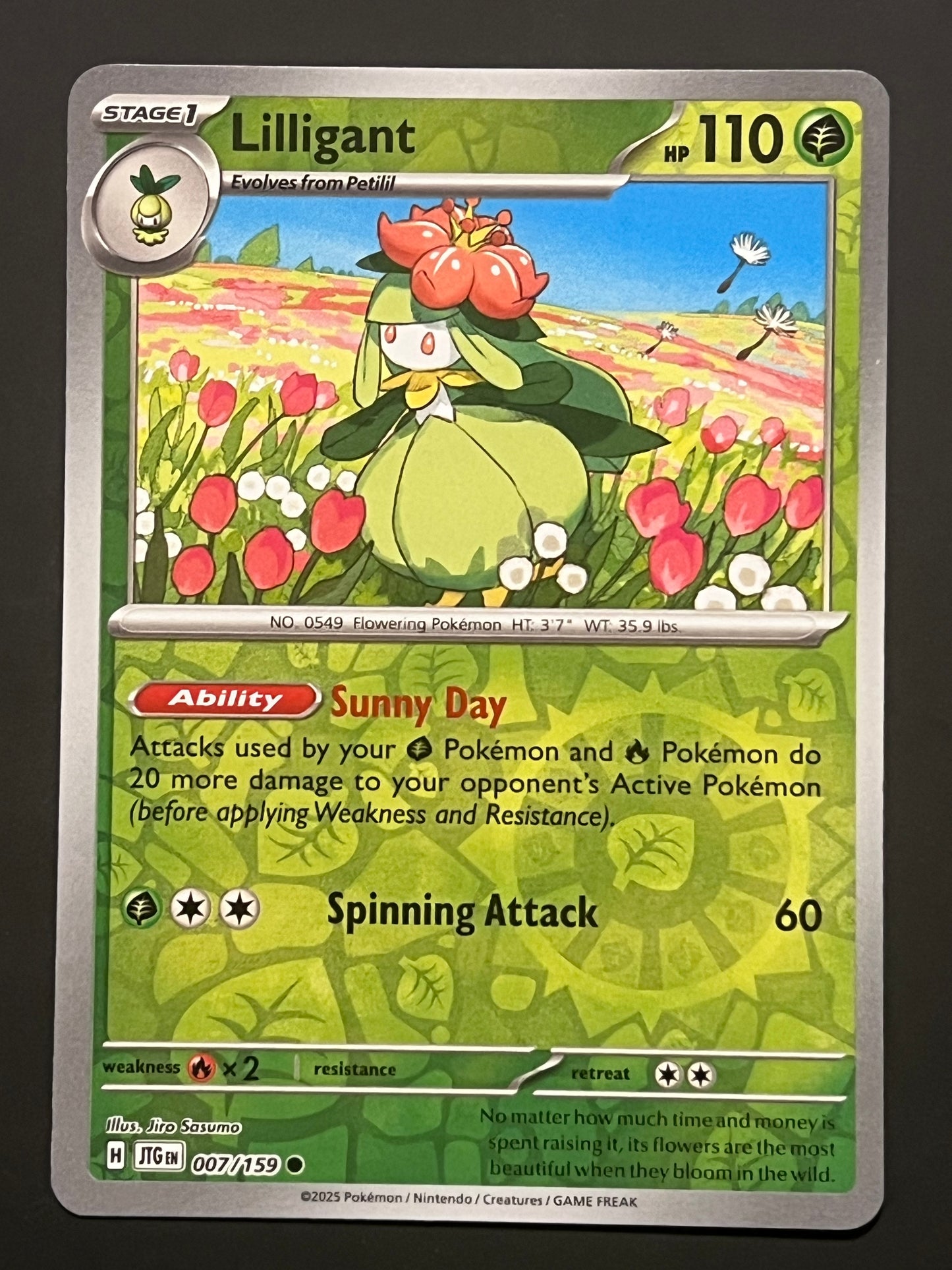 007/159 Lilligant - Pokémon Journey Together Common Reverse