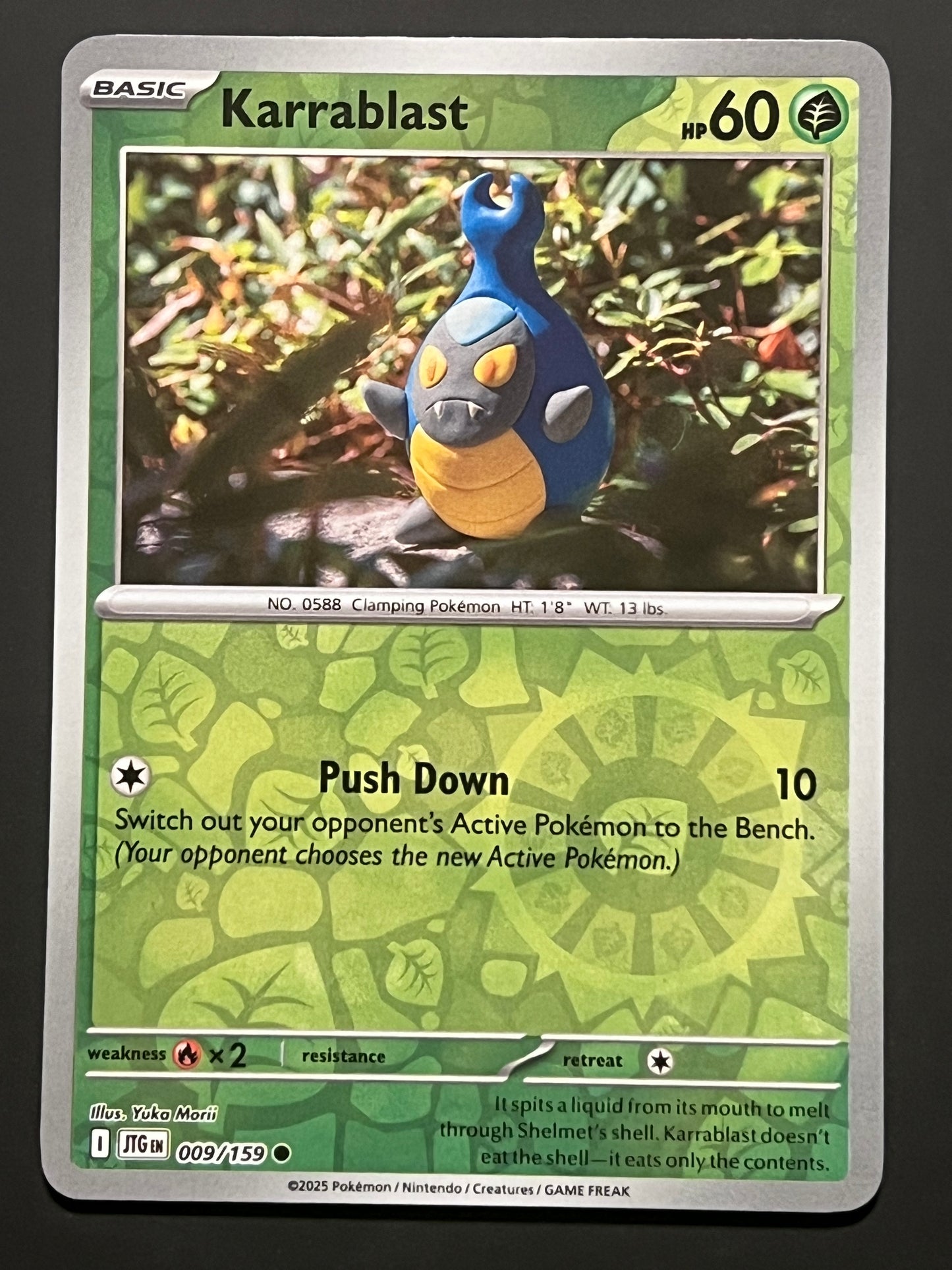 009/159 Karrablast - Pokémon Journey Together Common Reverse