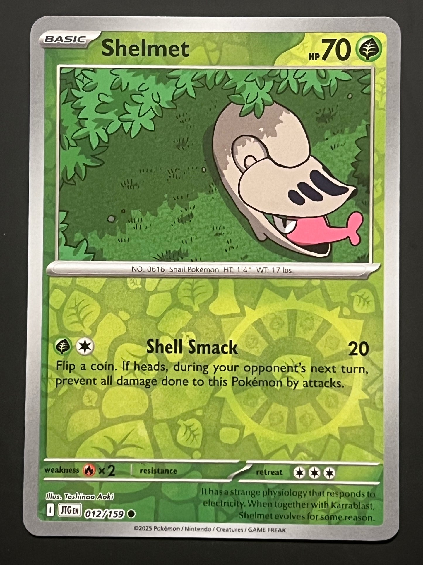 012/159 Shelmet - Pokémon Journey Together Common Reverse